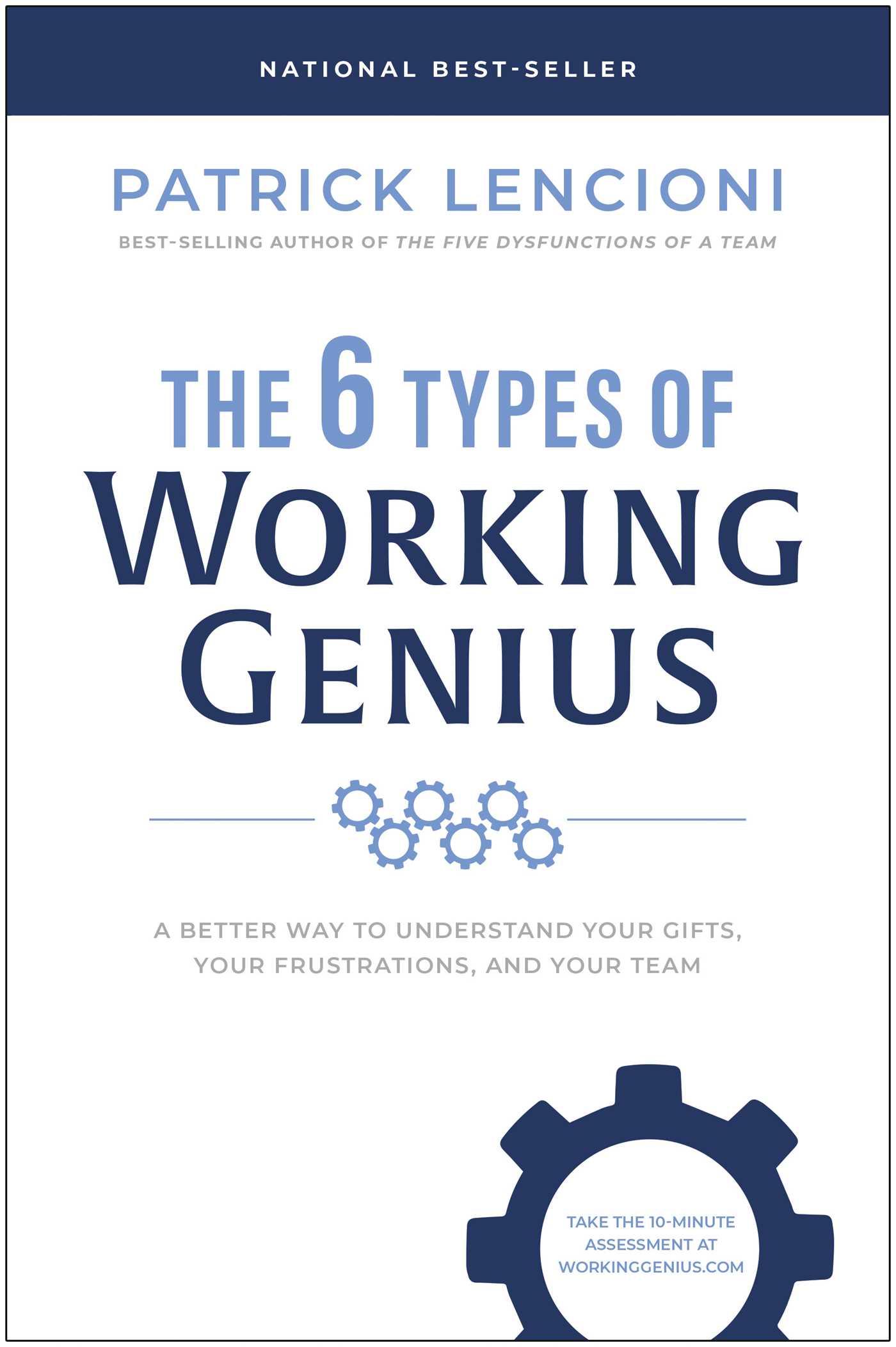 Vorderes Coverbild The 6 Types of Working Genius
