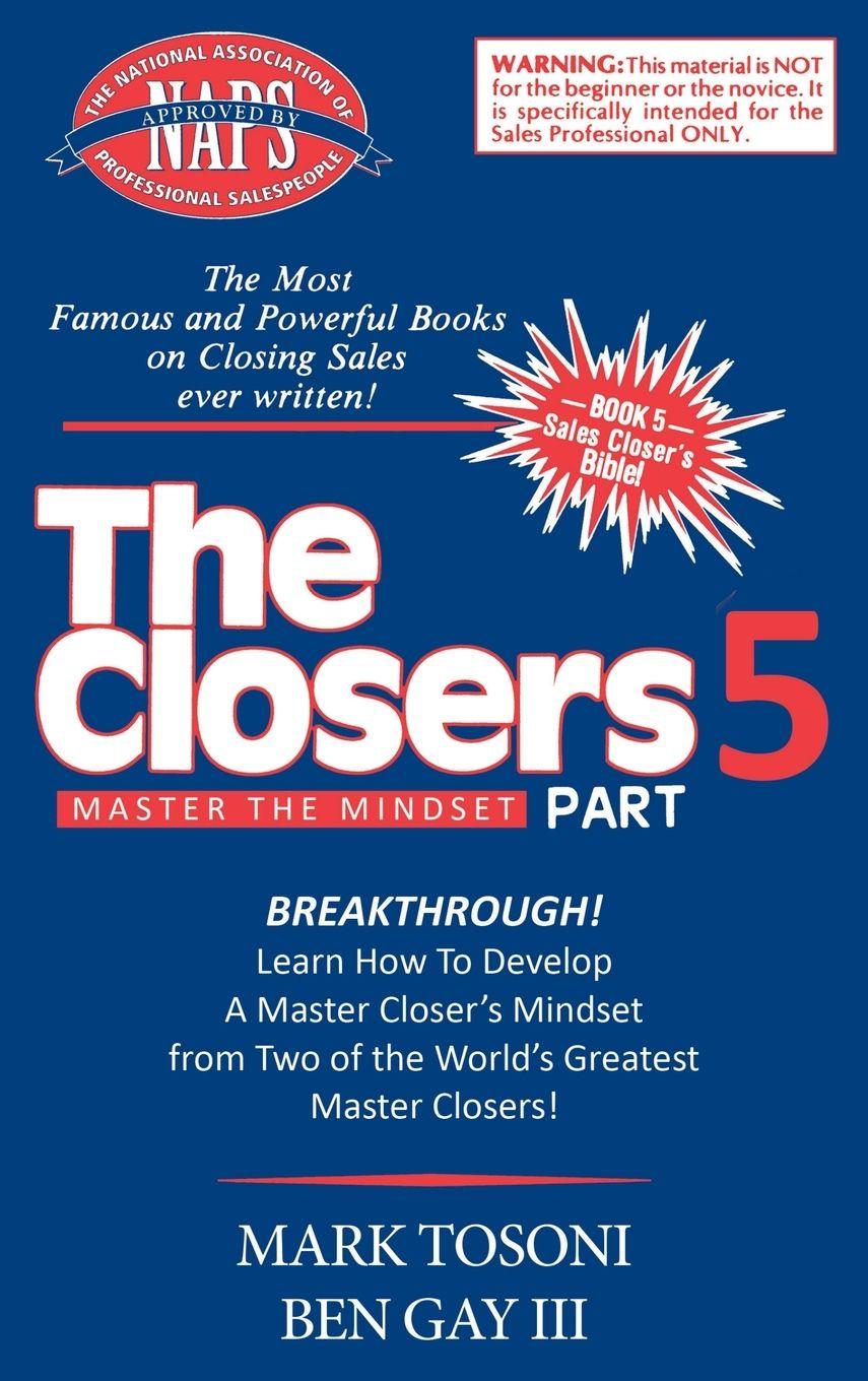 Vorderes Coverbild Master the Closers Mindset Breakthrough