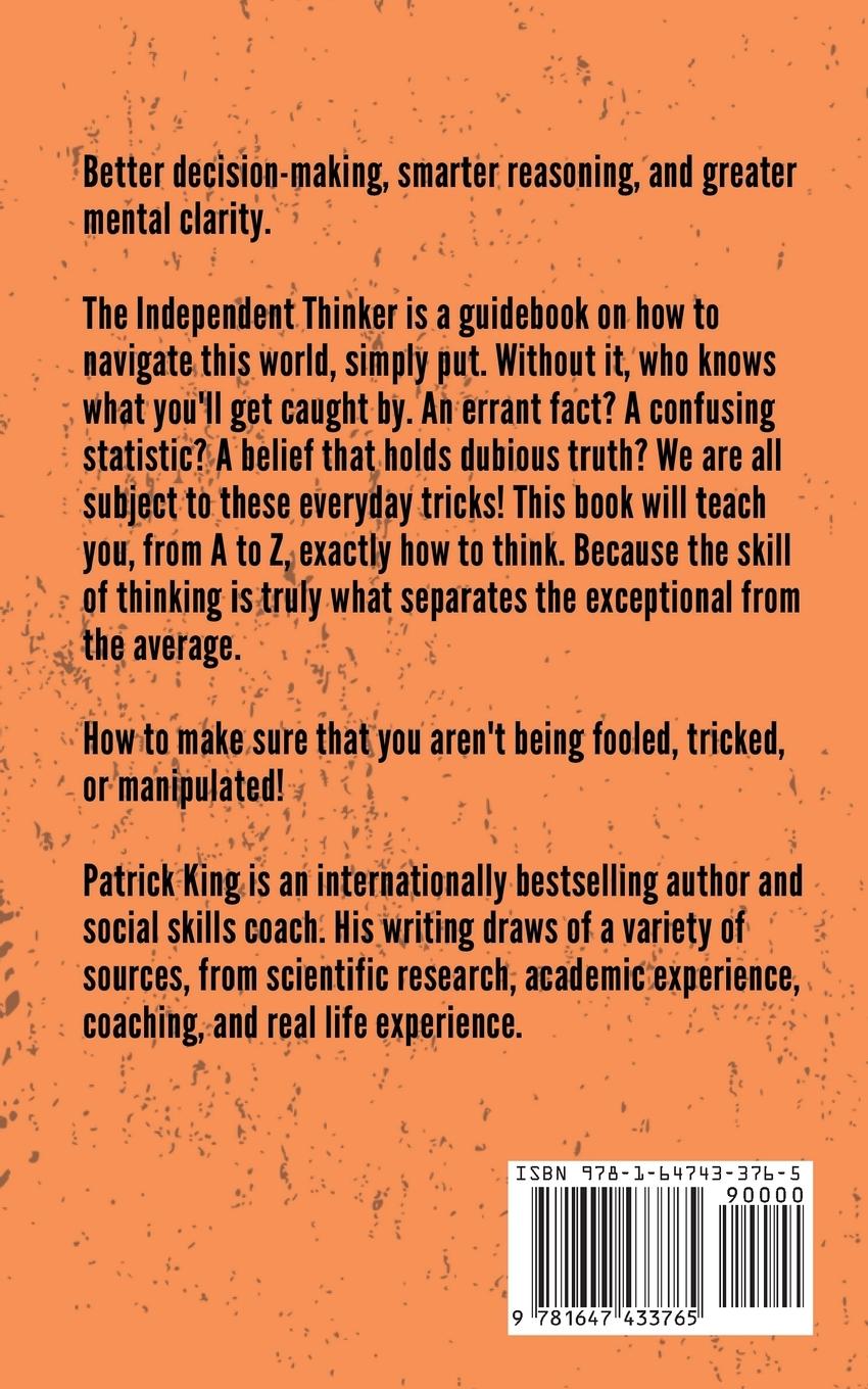 Rückseitencover The Independent Thinker