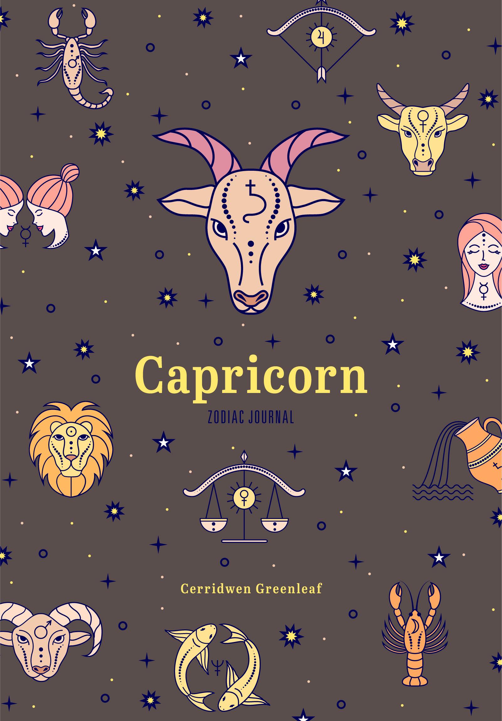Beispielinhalt (Bild) Capricorn Zodiac Journal
