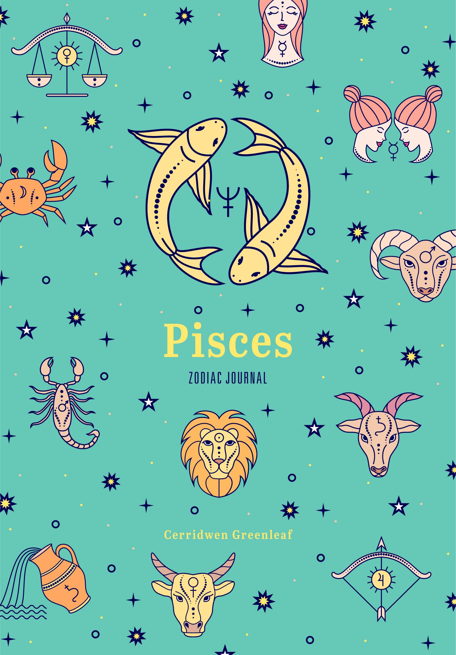 Beispielinhalt (Bild) Pisces Zodiac Journal