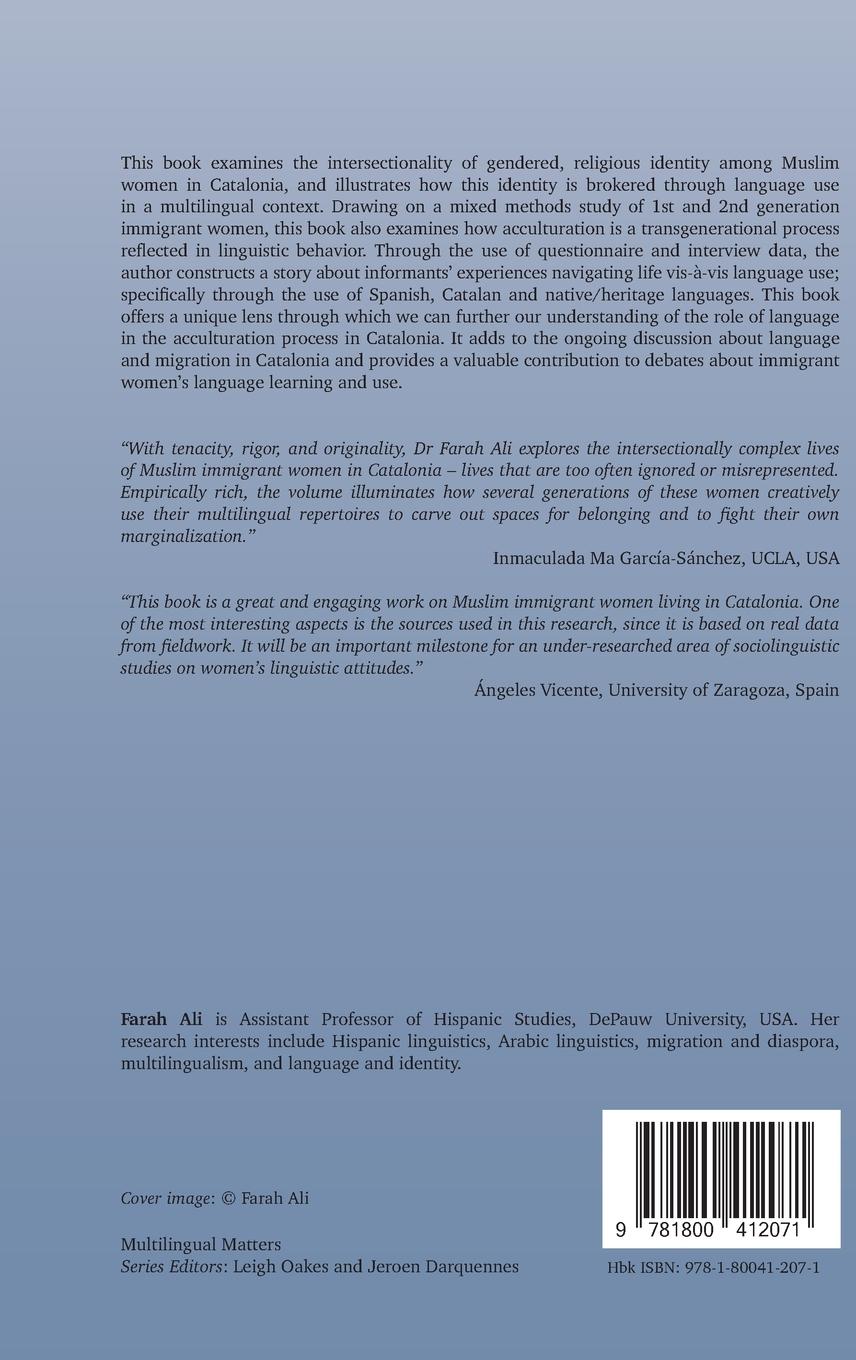 Rückseitencover Multilingualism and Gendered Immigrant Identity