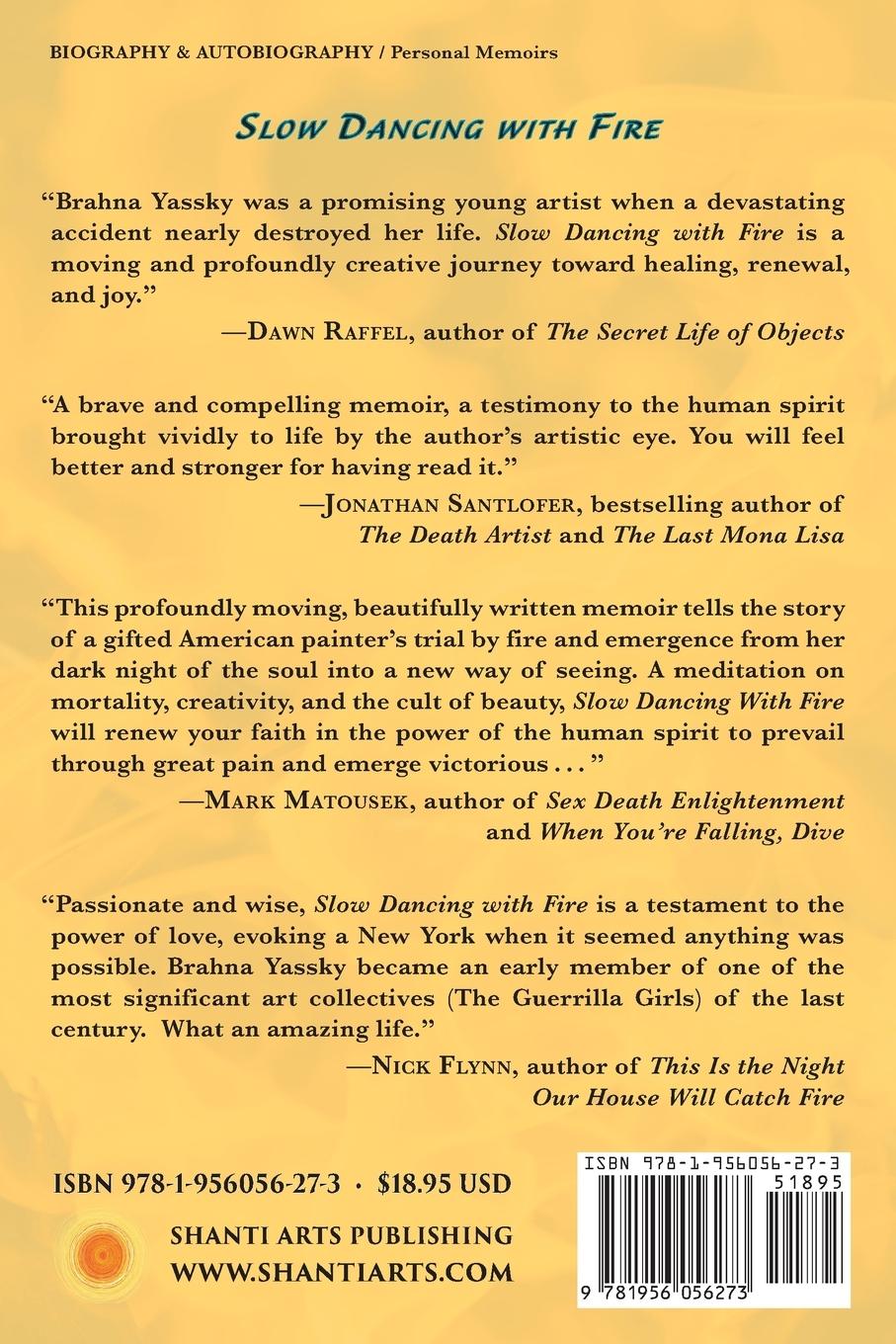 Rückseitencover Slow Dancing with Fire: A Memoir of Resilience