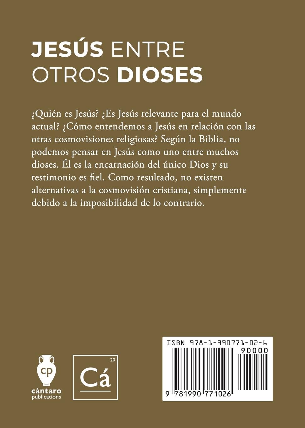 Rückseitencover Jesús entre otros dioses