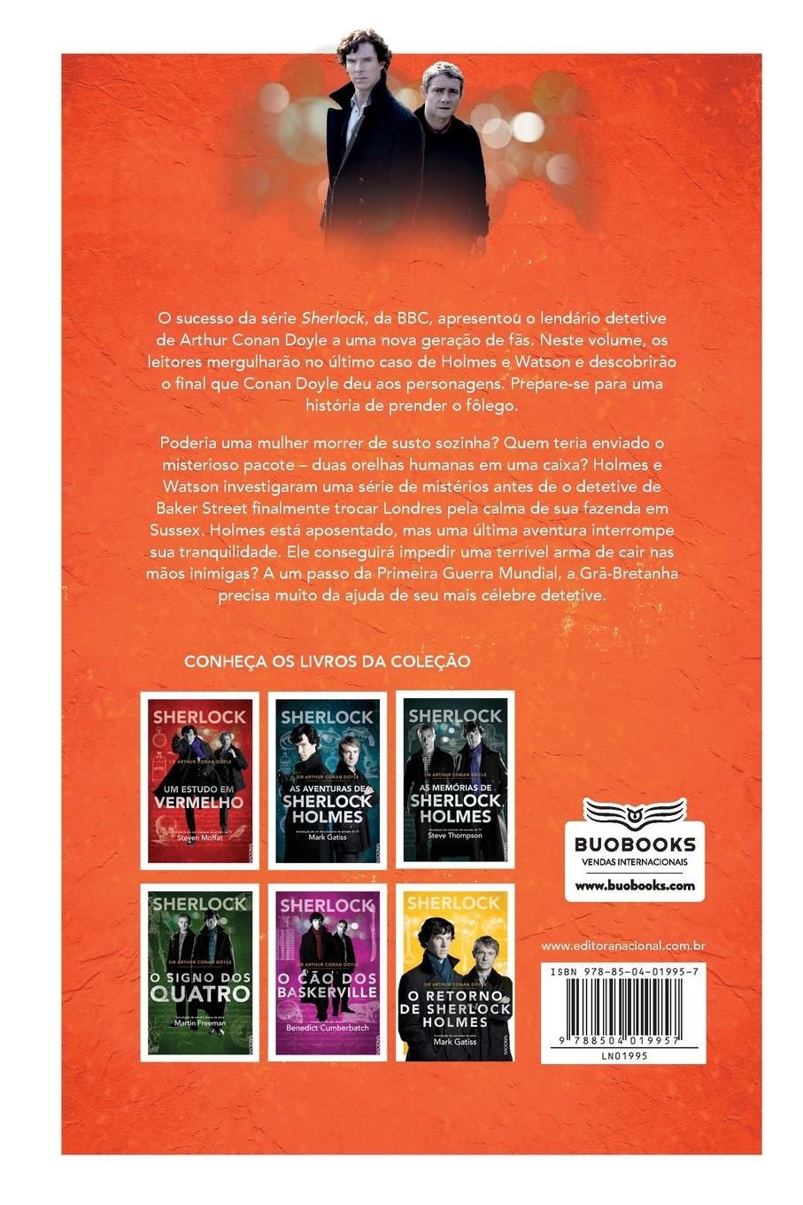 Rückseitencover Sherlock - O último adeus de Sherlock Holmes