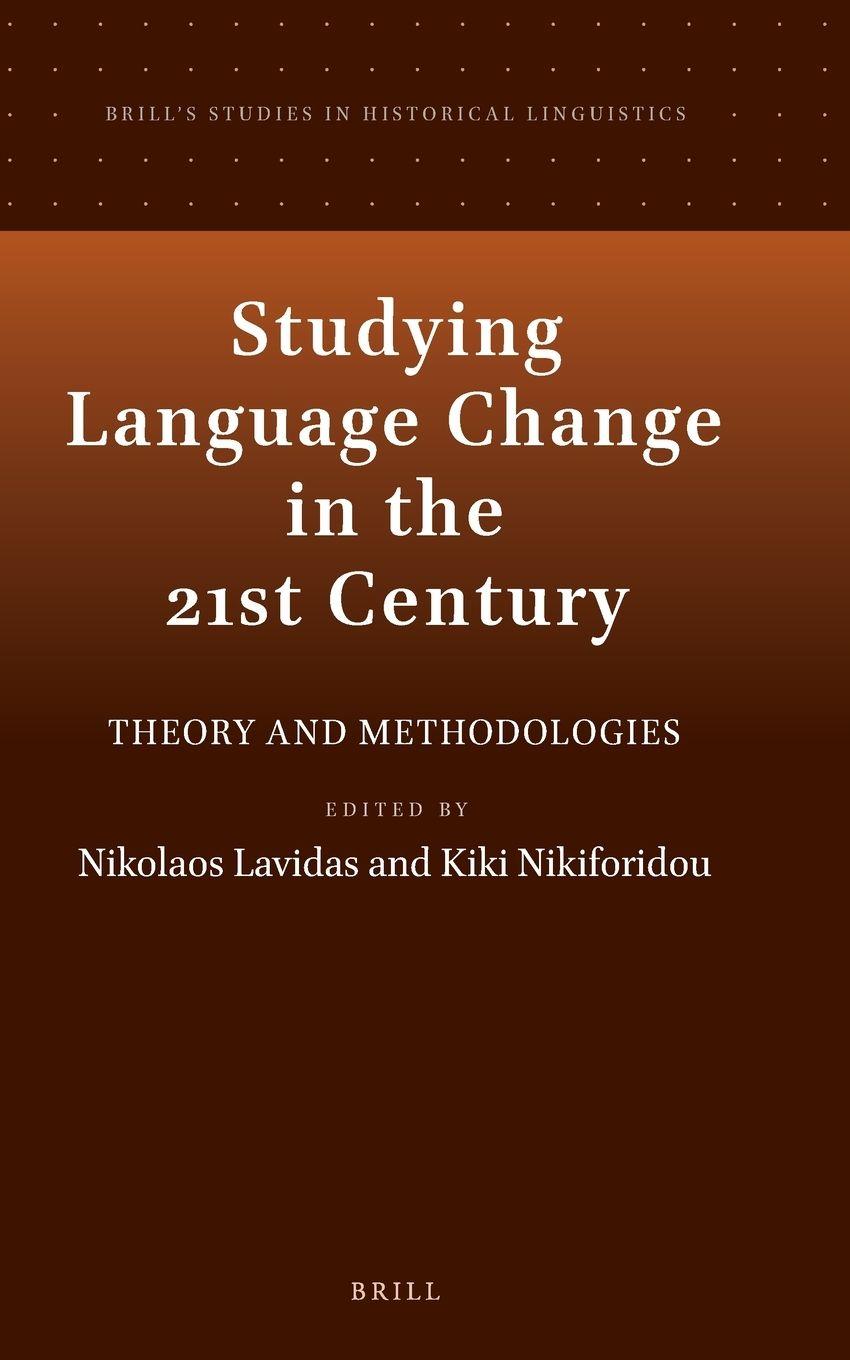Vorderes Coverbild Studying Language Change in the 21st Century