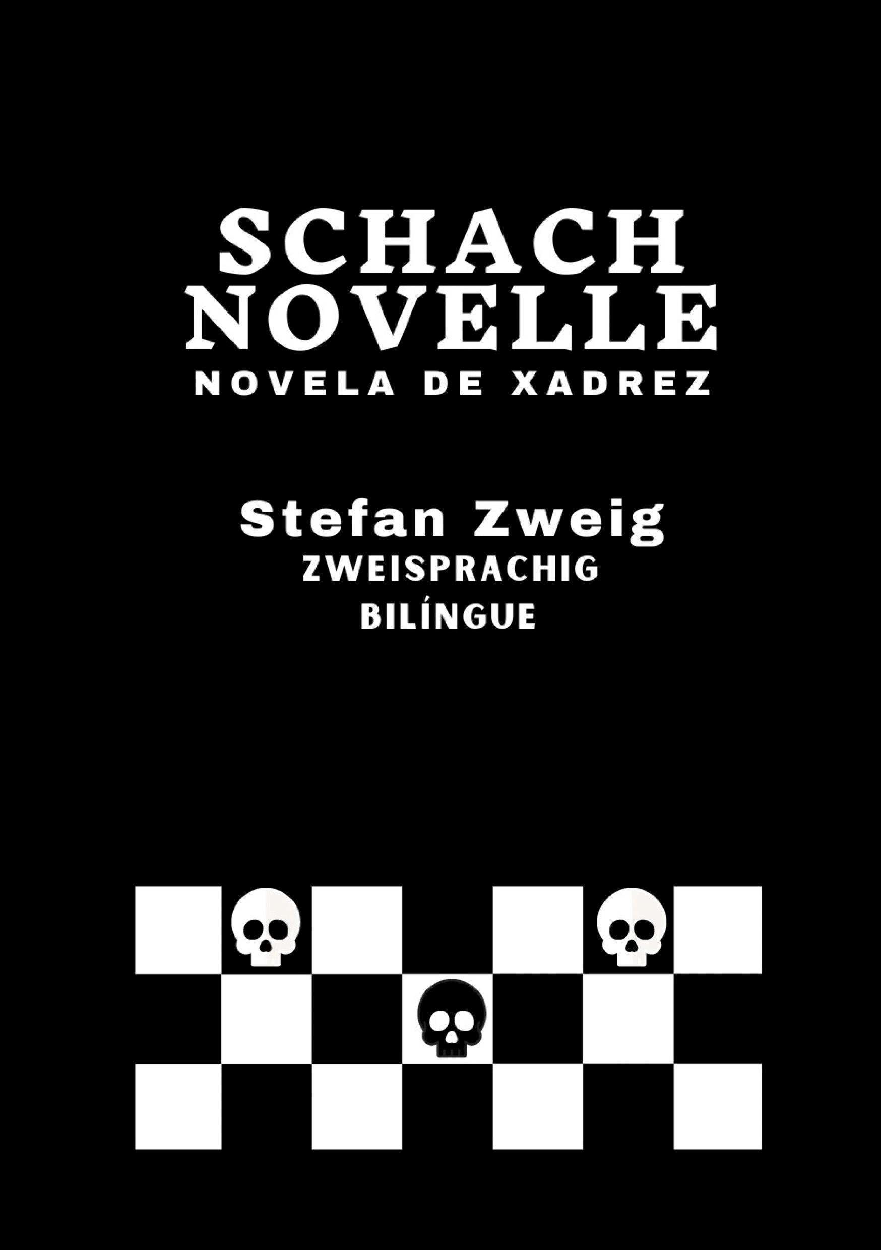 Vorderes Coverbild Schachnovelle - Novela de Xadrez