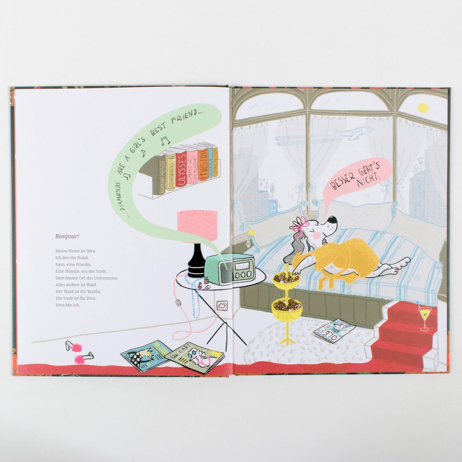 Beispielinhalt (Bild) DIVA allein im Wald