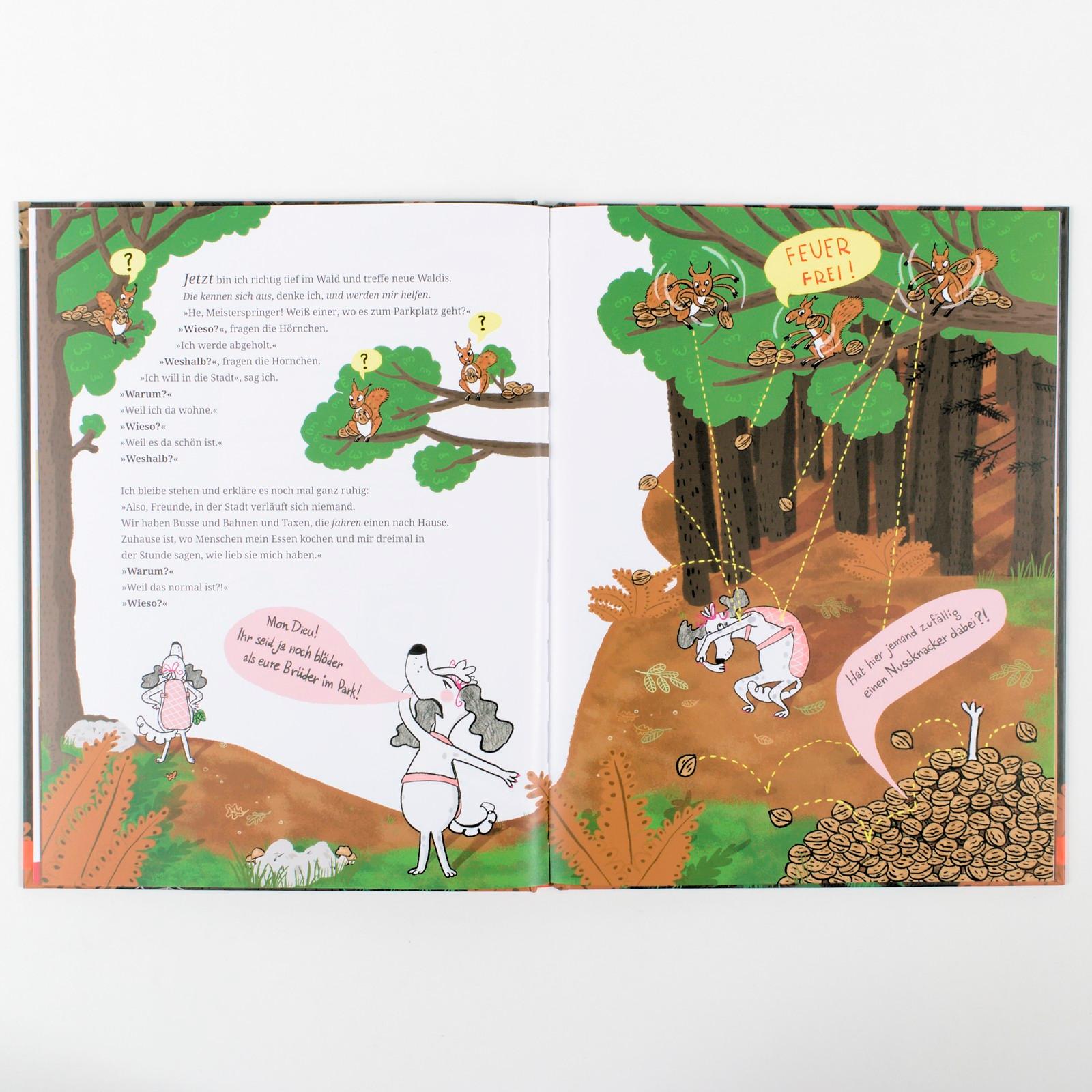 Beispielinhalt (Bild) DIVA allein im Wald