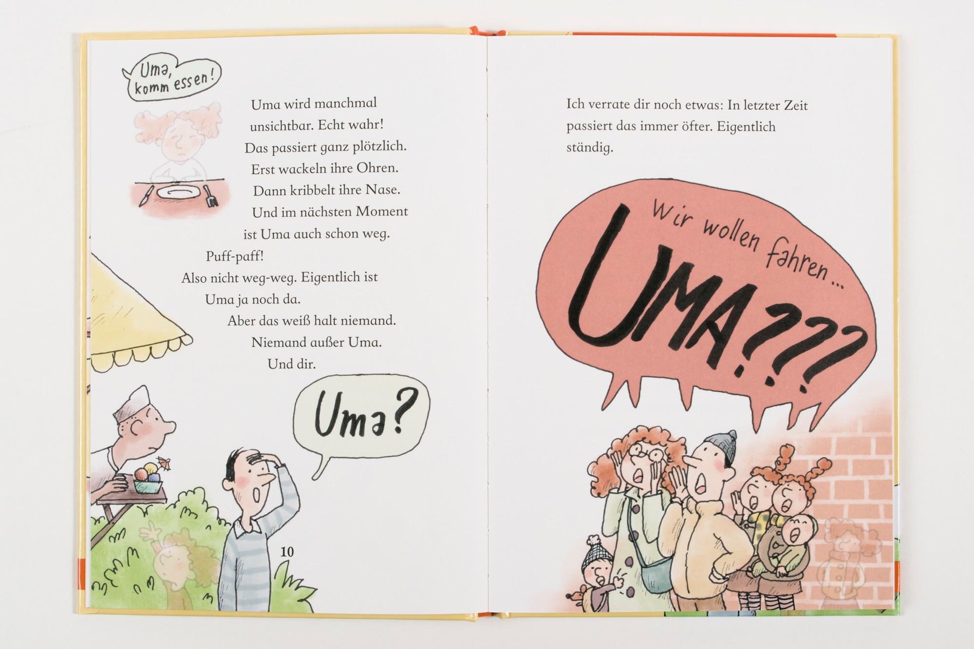Beispielinhalt (Bild) Uma und die geheime Superkraft