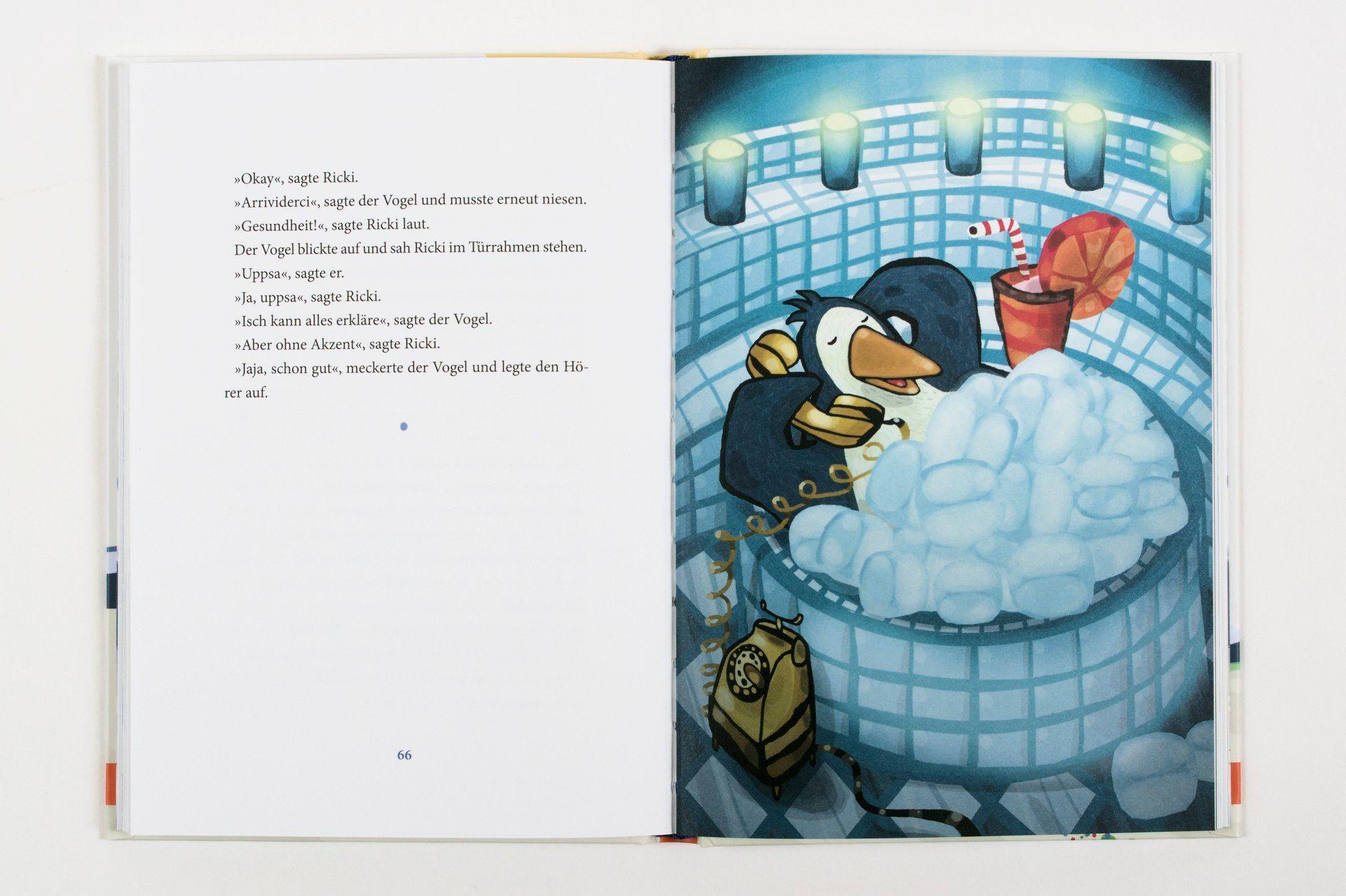 Beispielinhalt (Bild) Der einzige Vogel, der die Kälte nicht fürchtet