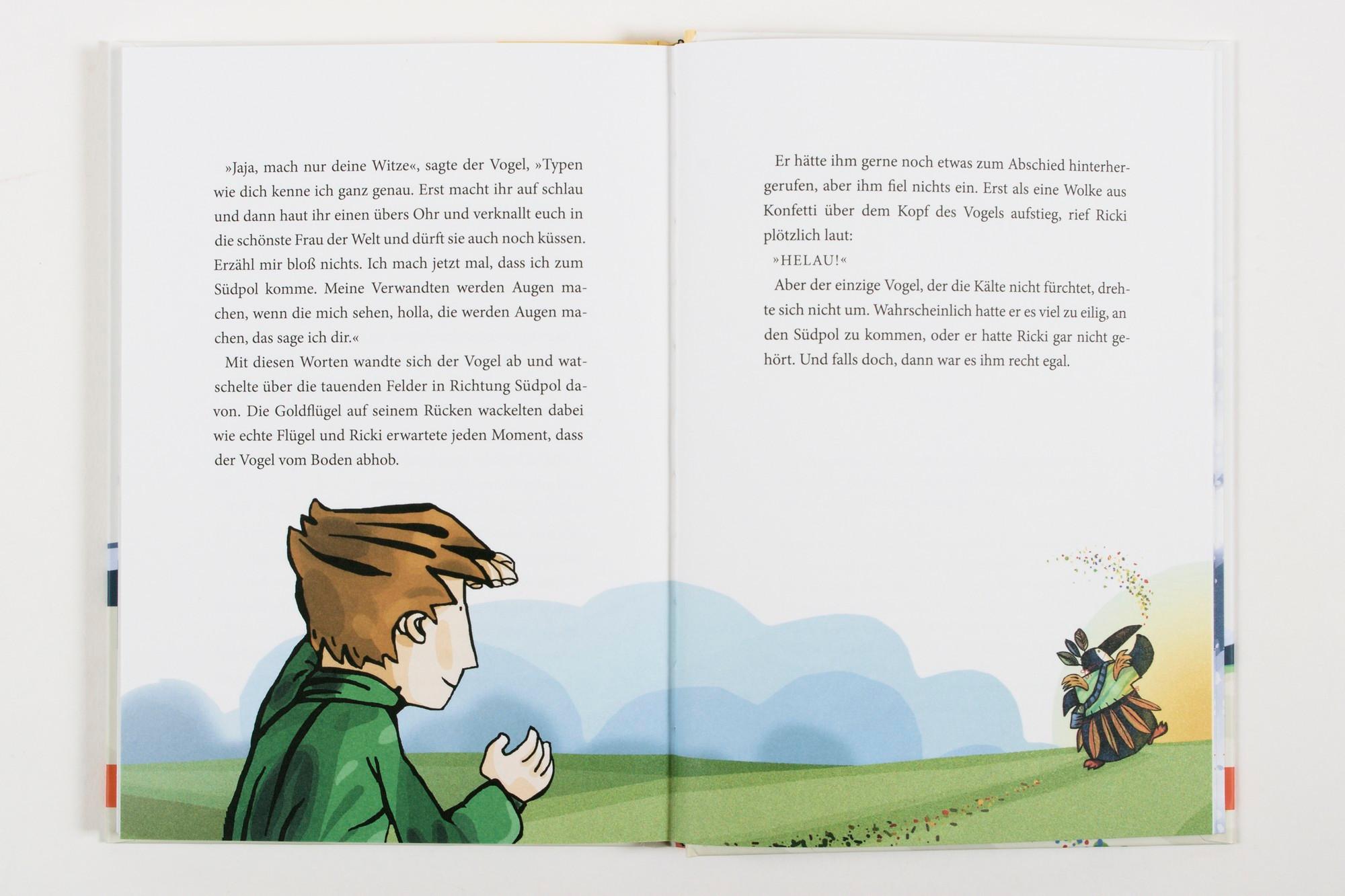 Beispielinhalt (Bild) Der einzige Vogel, der die Kälte nicht fürchtet