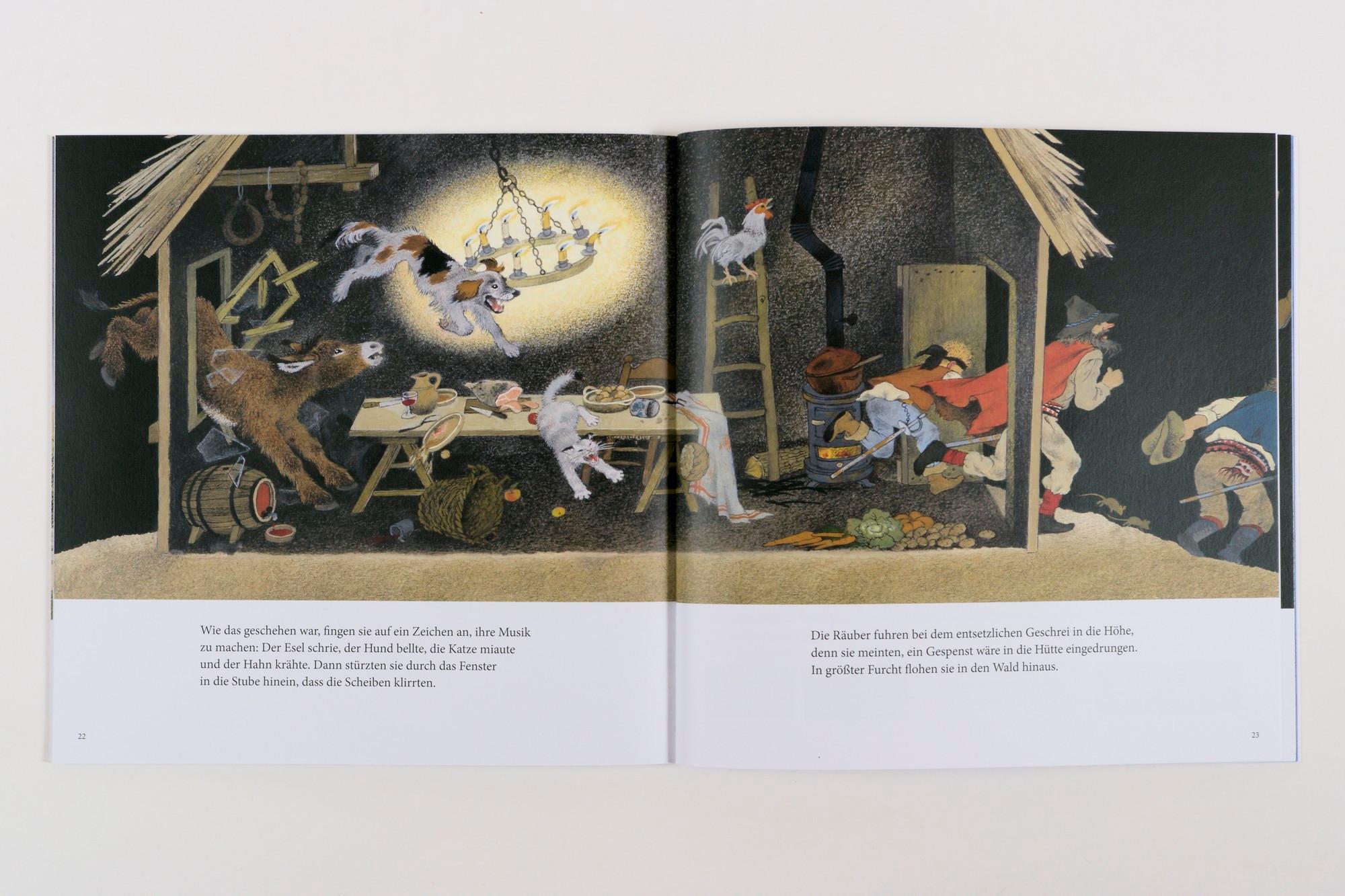 Beispielinhalt (Bild) Die Bremer Stadtmusikanten