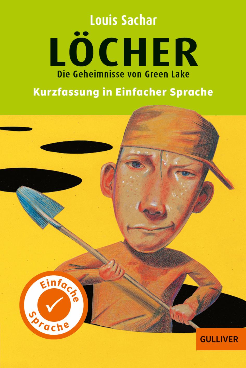 Vorderes Coverbild Kurzfassung in Einfacher Sprache. Löcher