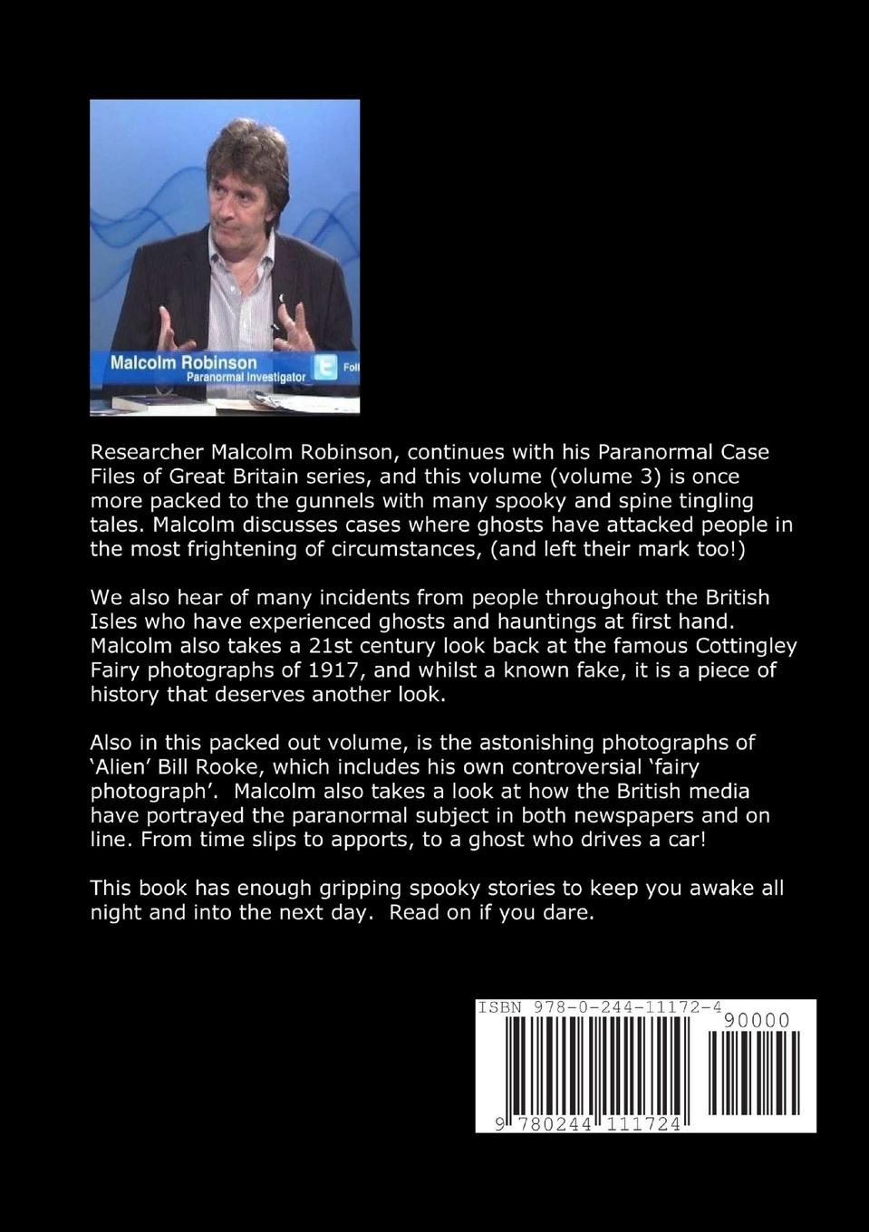 Rückseitencover Paranormal Case Files of Great Britain (Volume 3)