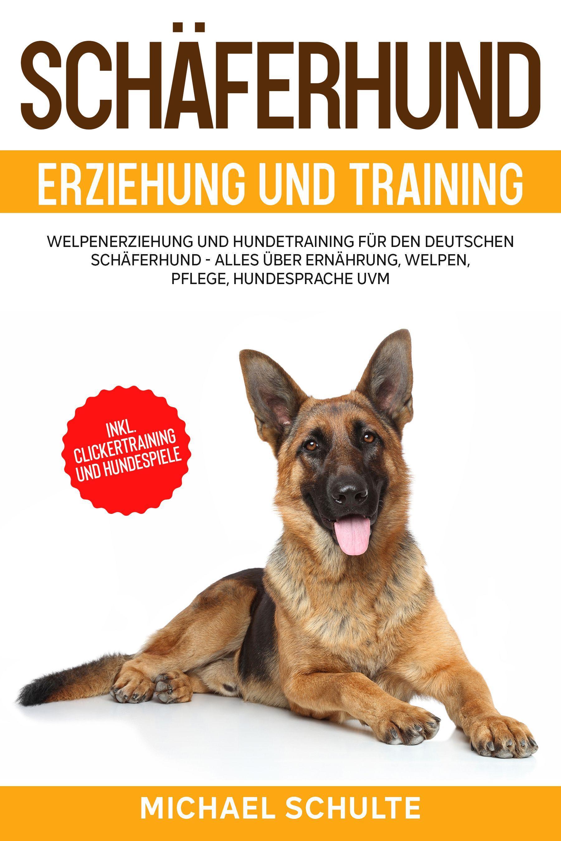 Vorderes Coverbild Schäferhund Erziehung und Training