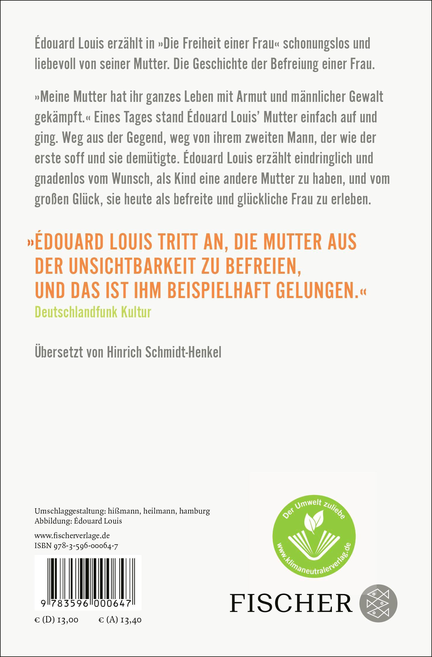 Rückseitencover Die Freiheit einer Frau