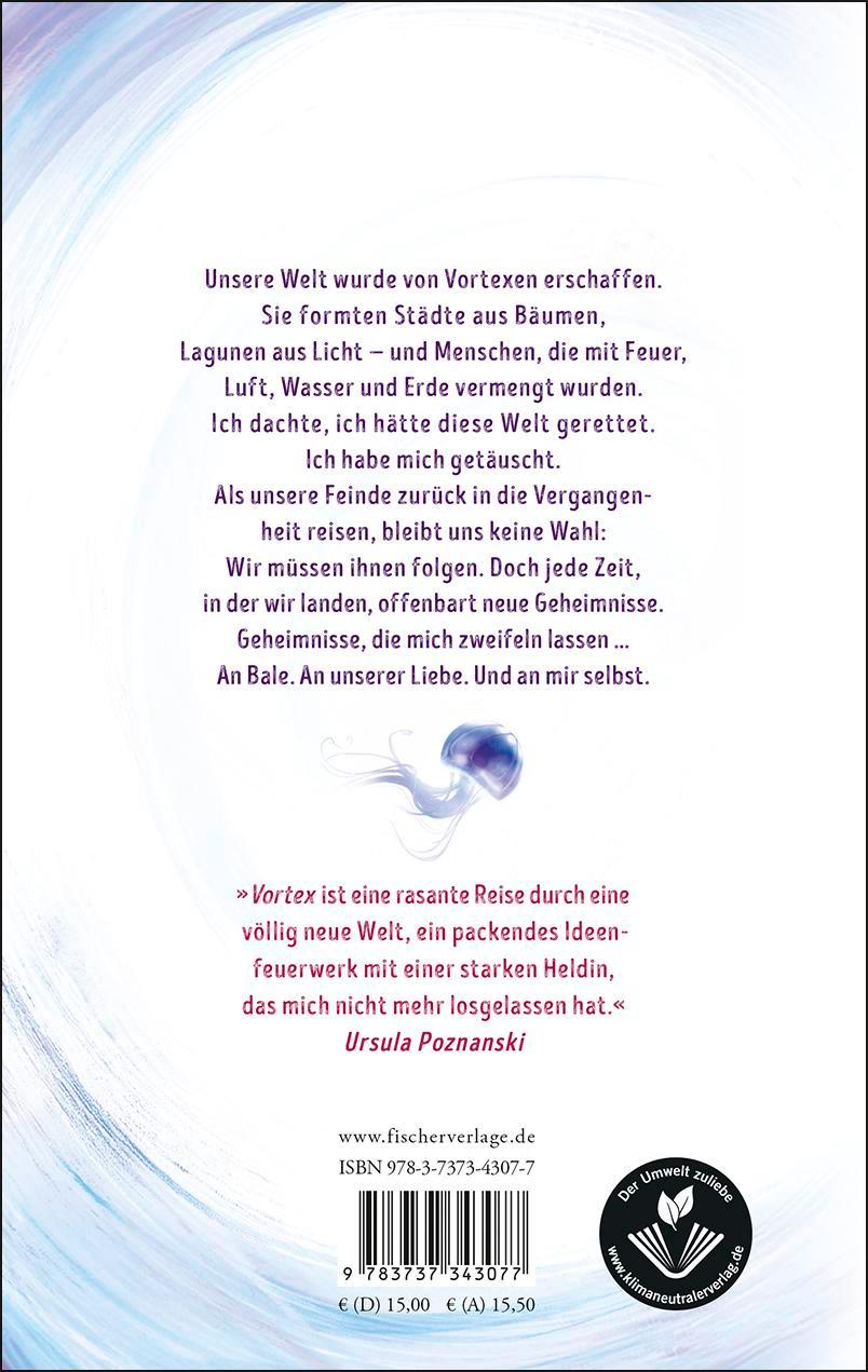 Rückseitencover Vortex - Das Mädchen, das die Zeit durchbrach