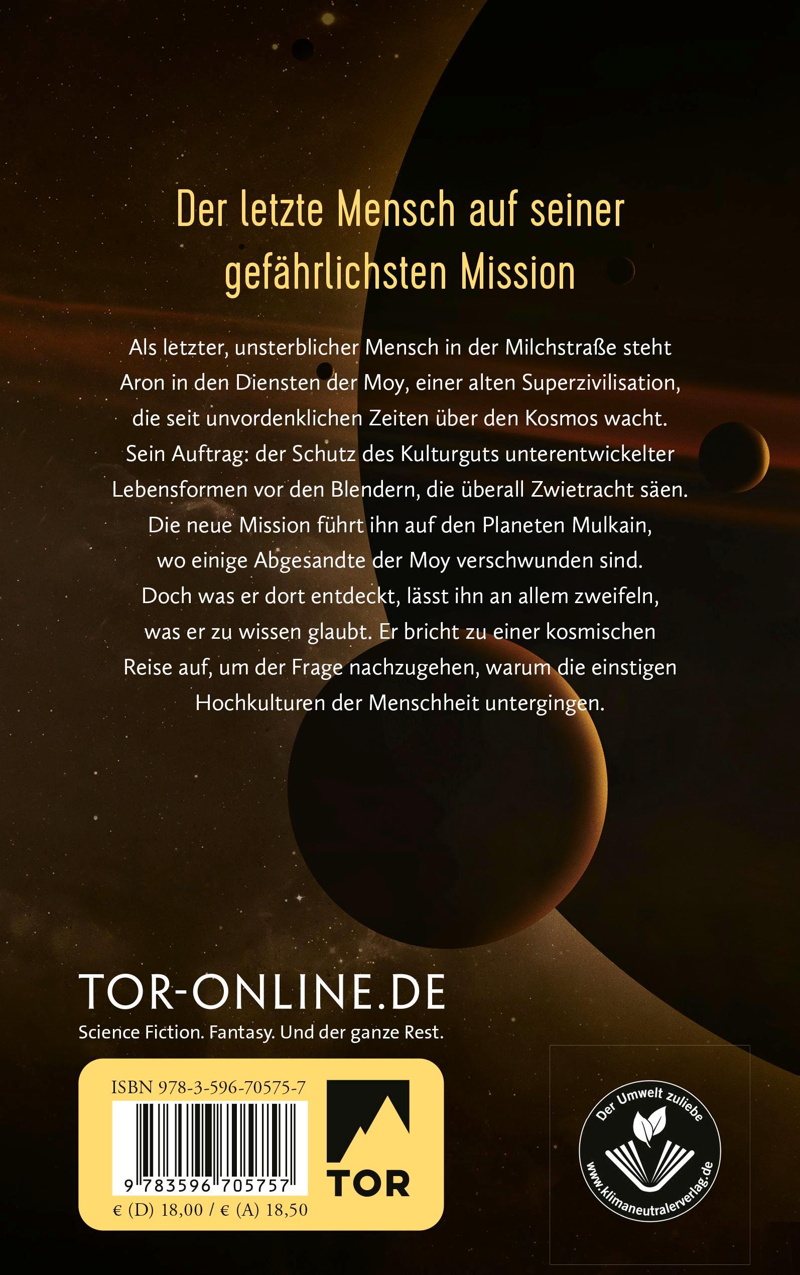 Rückseitencover Ruf der Unendlichkeit