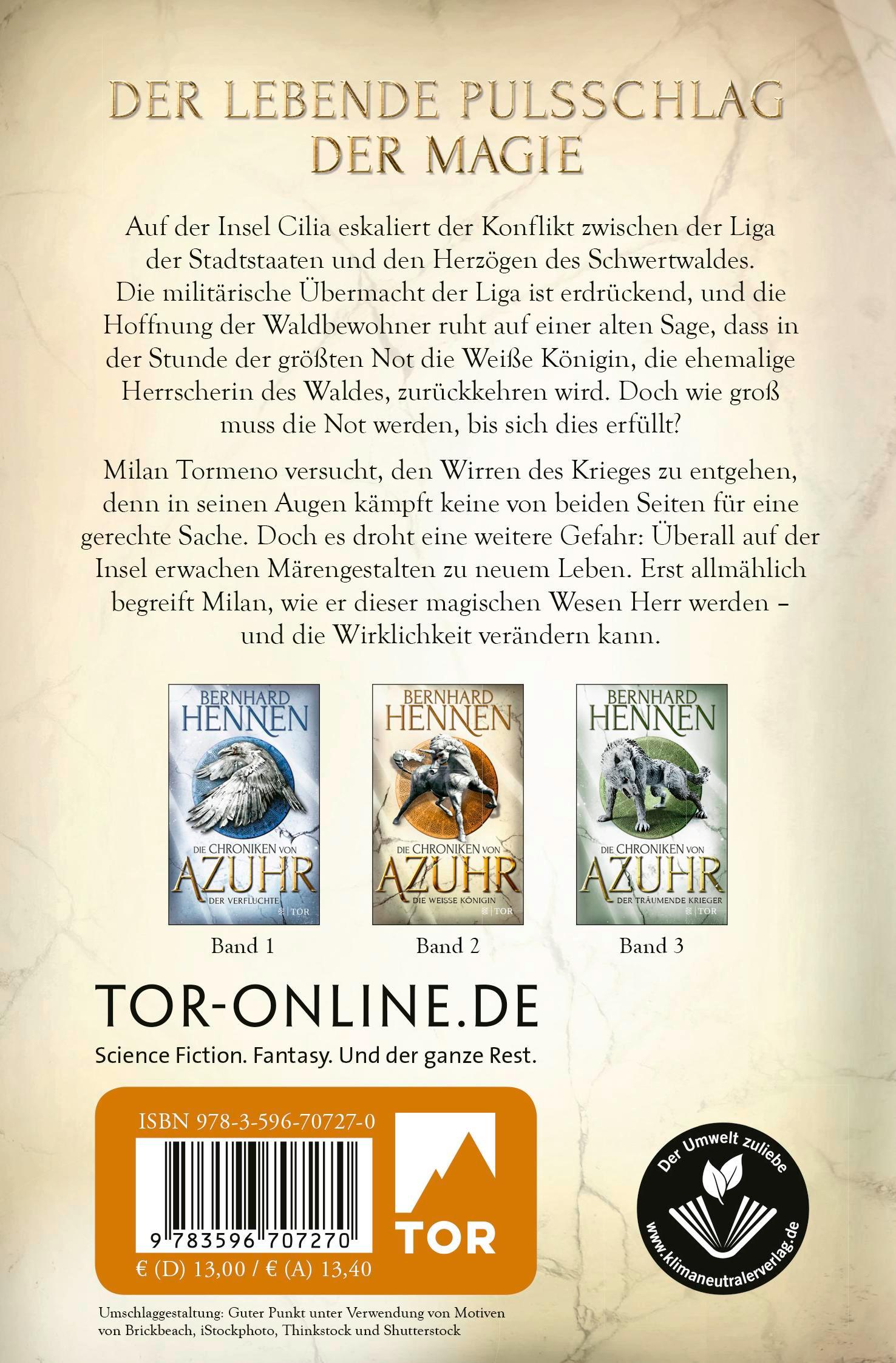 Rückseitencover Die Chroniken von Azuhr - Die Weiße Königin