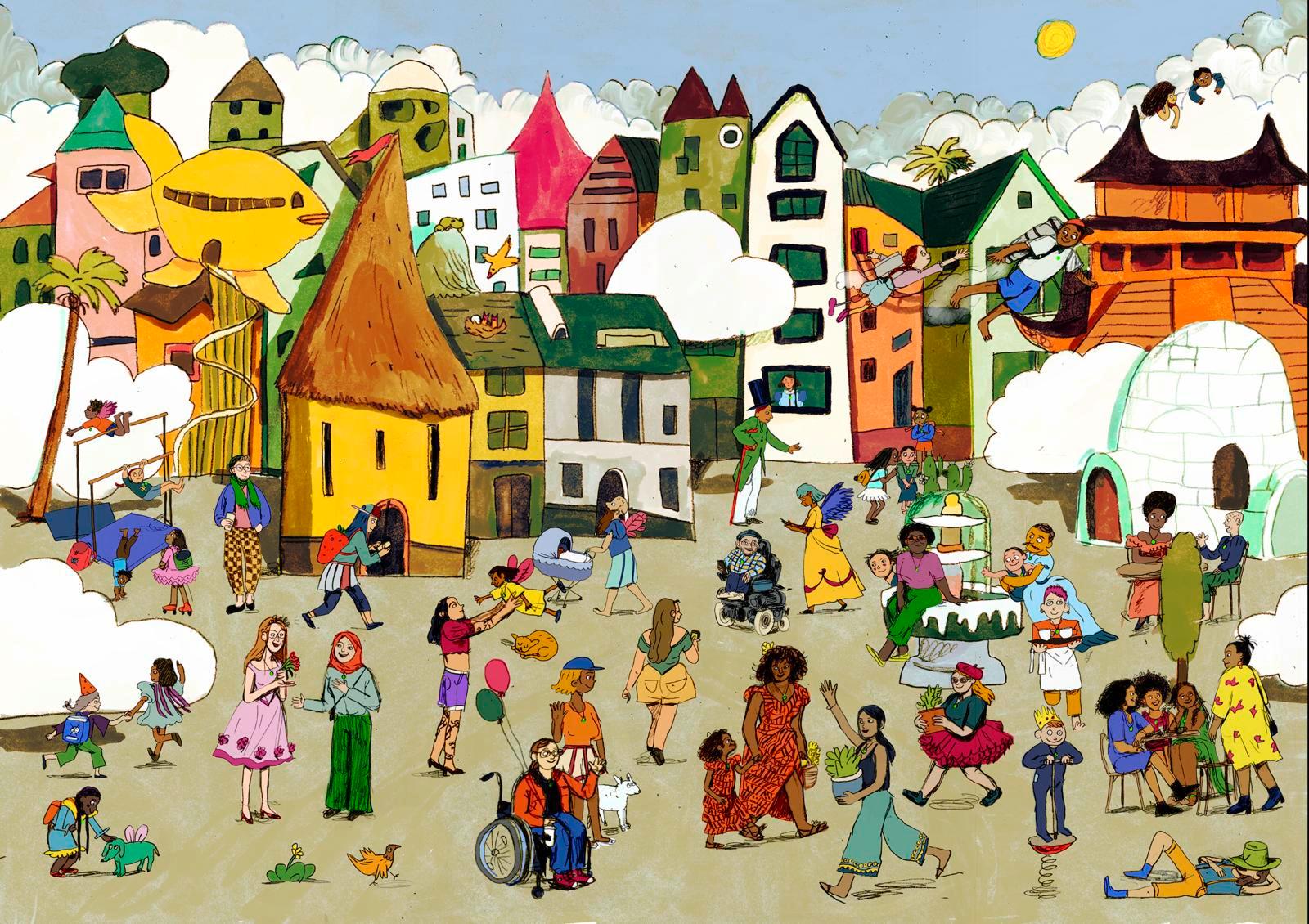 Beispielinhalt (Bild) Kami & Mika - Die phantastische Reise nach Wolkenhain