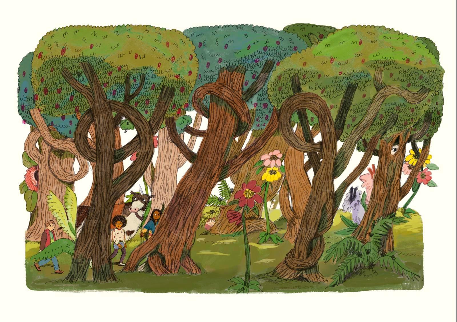 Beispielinhalt (Bild) Kami & Mika - Die phantastische Reise nach Wolkenhain