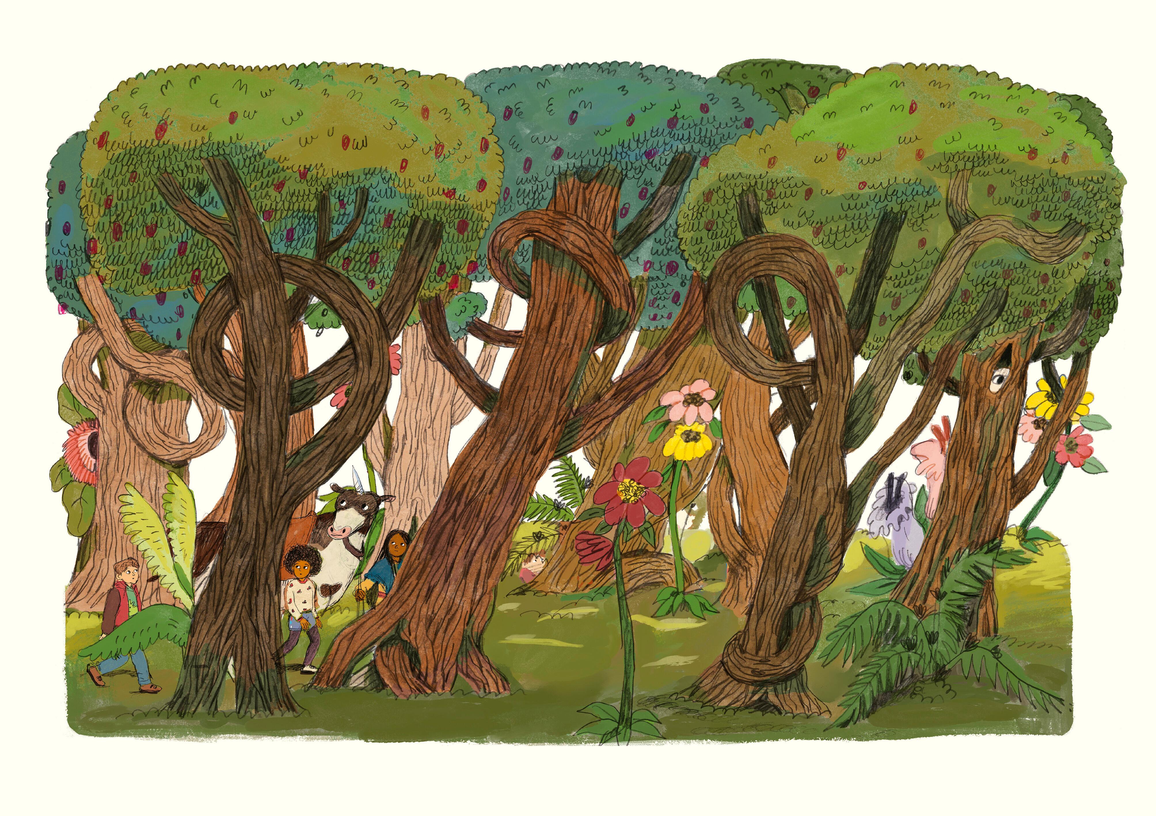 Beispielinhalt (Bild) Kami & Mika - Die phantastische Reise nach Wolkenhain