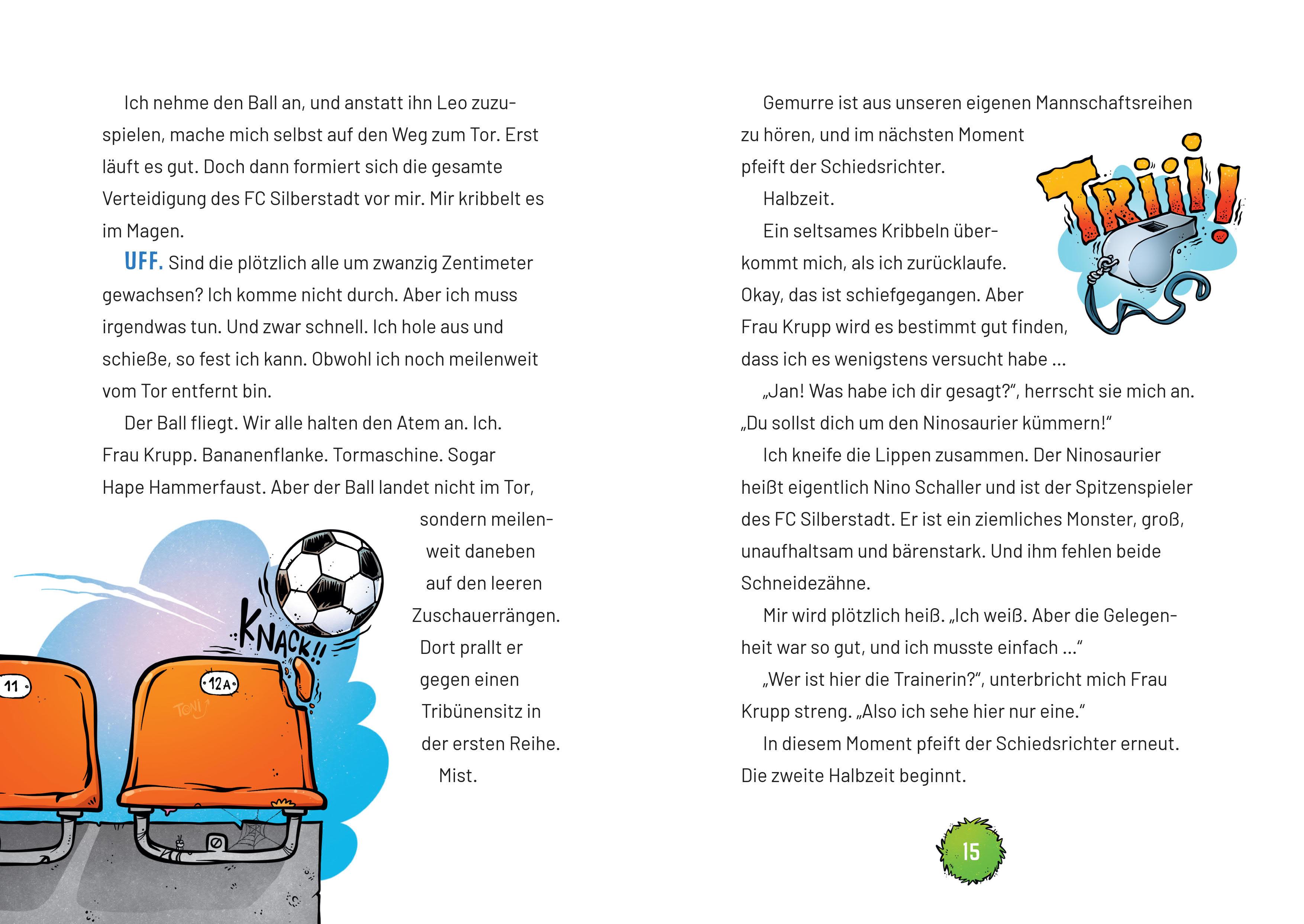 Beispielinhalt (Bild) Die Geisterkicker - Nie mehr ohne Teamgeist!