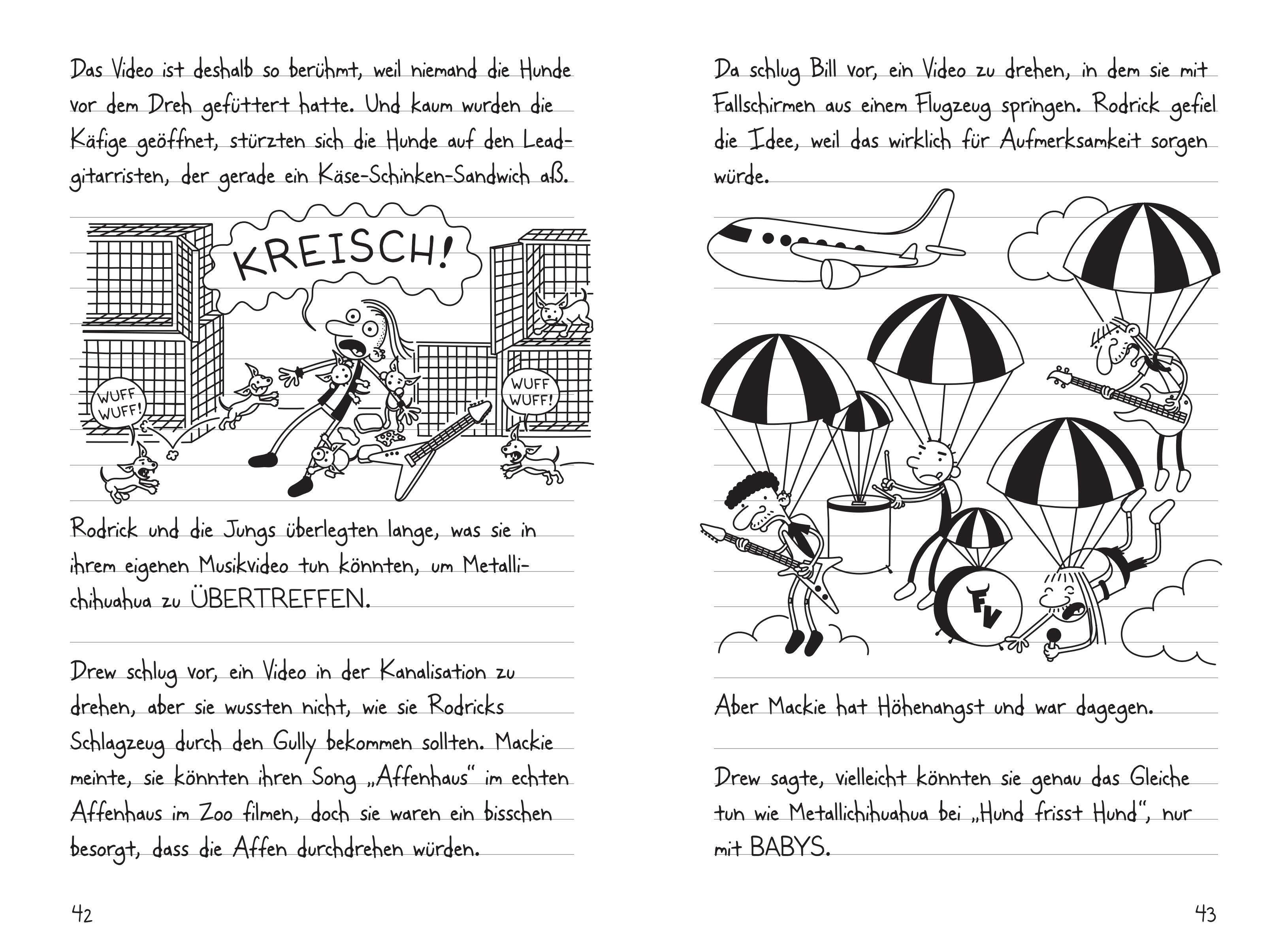 Beispielinhalt (Bild) Gregs Tagebuch 17 - Voll aufgedreht!