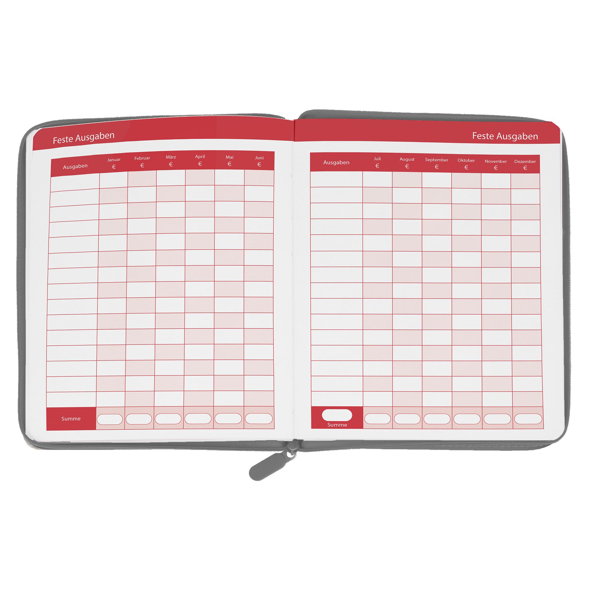 Beispielinhalt (Bild) Mein Haushaltsbuch