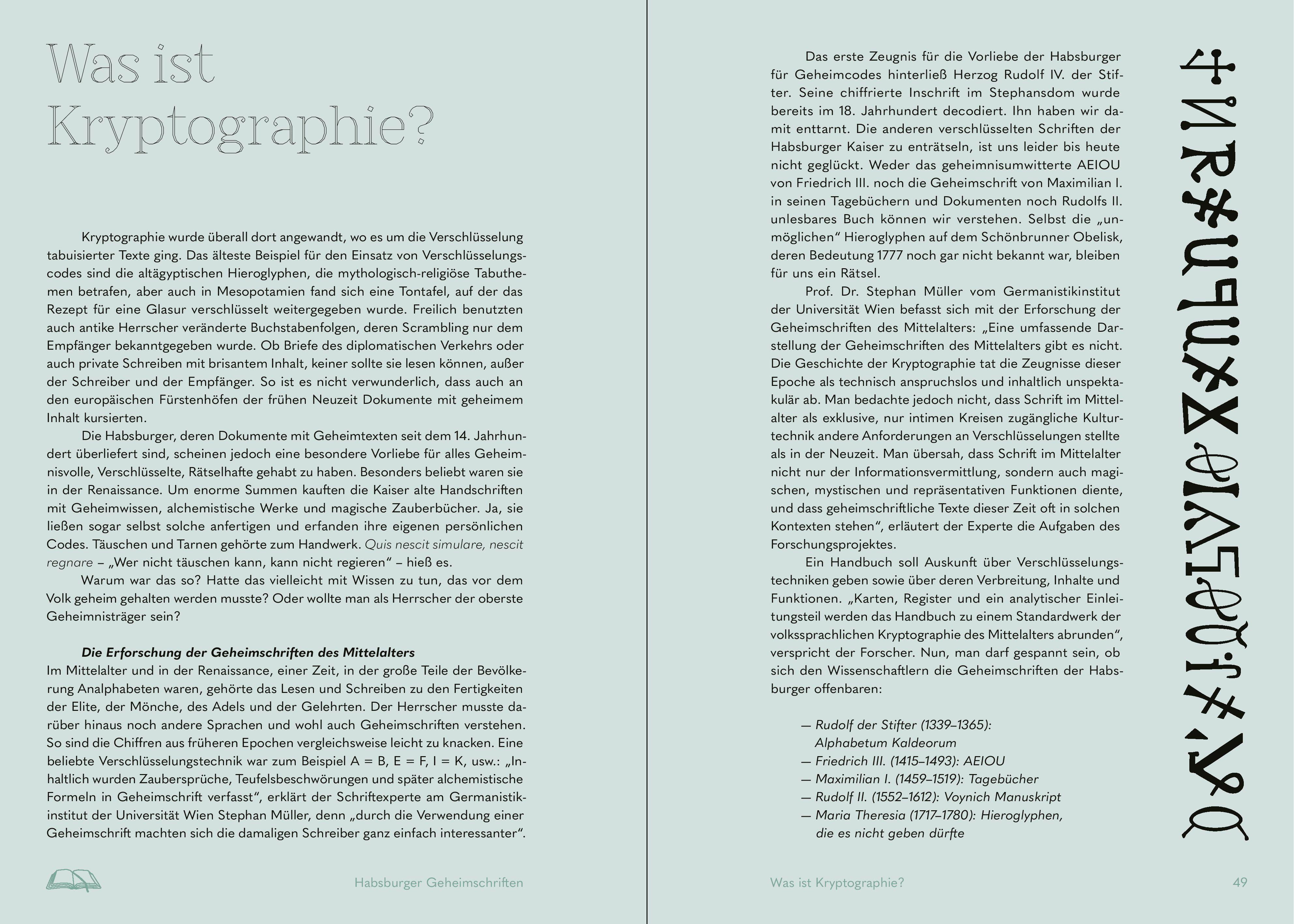 Beispielinhalt (Bild) Geheimnisvolles Wien