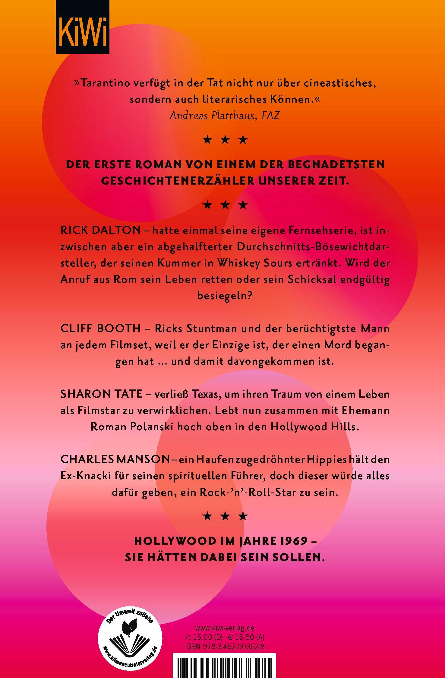 Rückseitencover Es war einmal in Hollywood