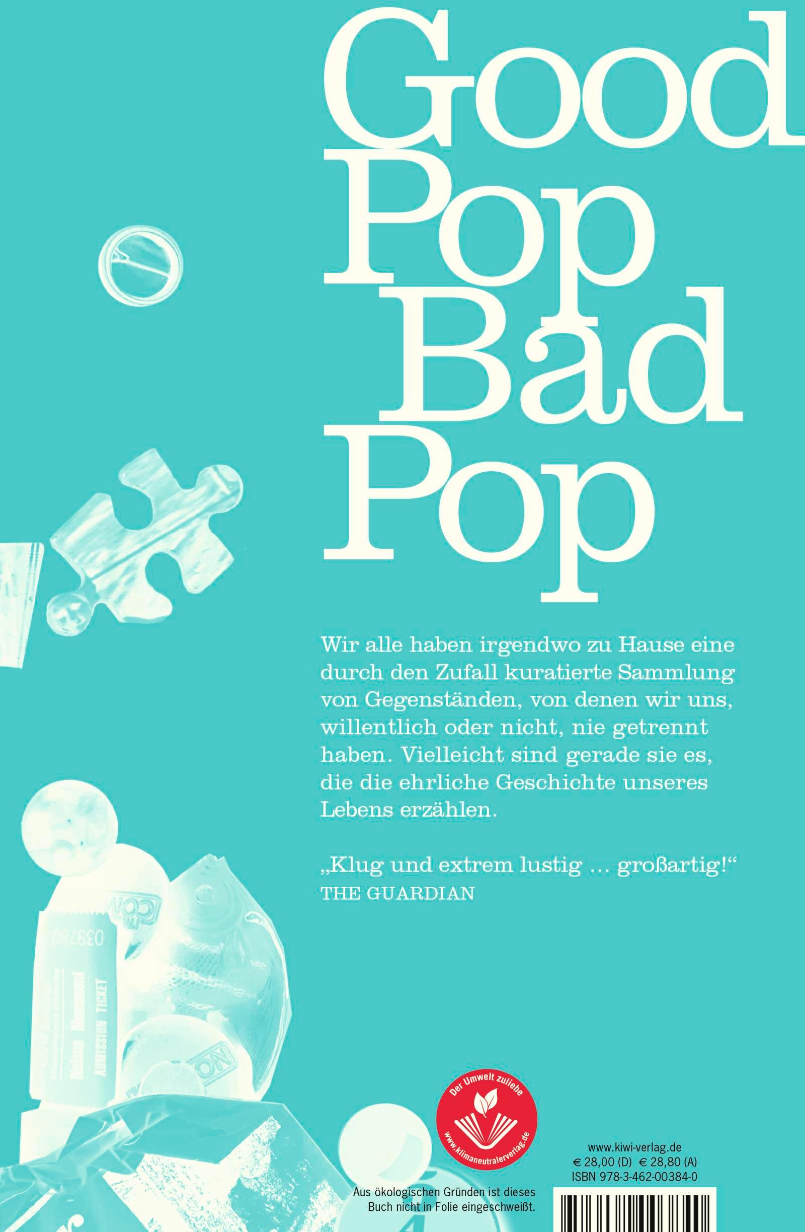 Rückseitencover Good Pop, Bad Pop