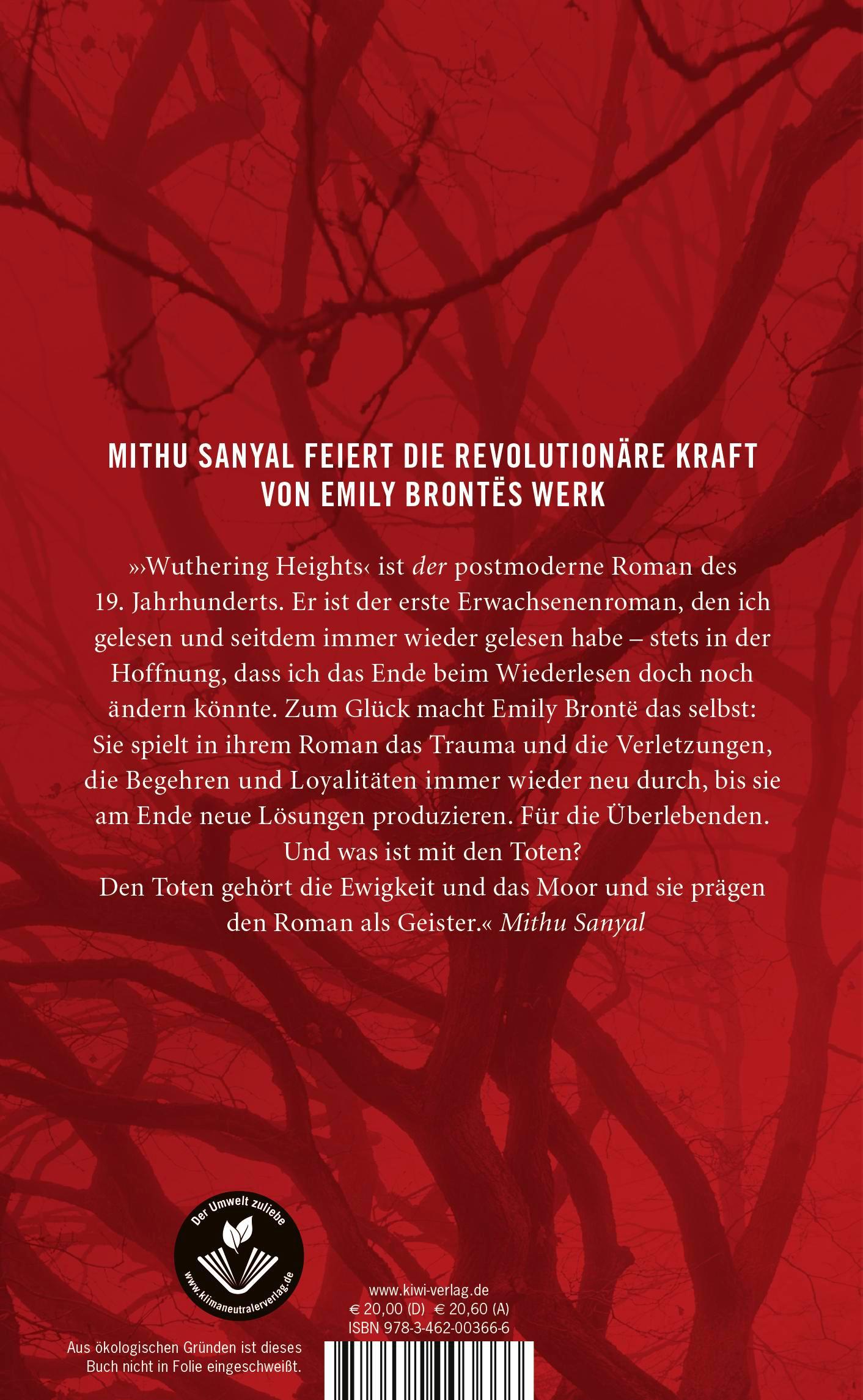 Rückseitencover Mithu Sanyal über Emily Brontë