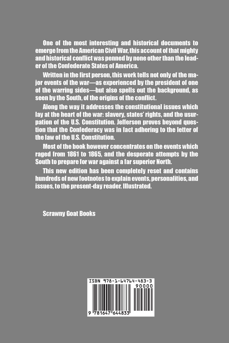 Rückseitencover A Short History of the Confederate States of America