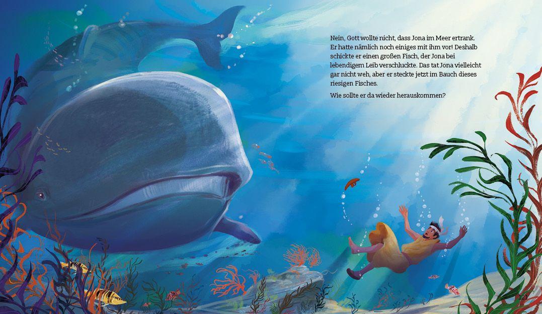 Beispielinhalt (Bild) Meine erste Kinderbibel zum Selberlesen