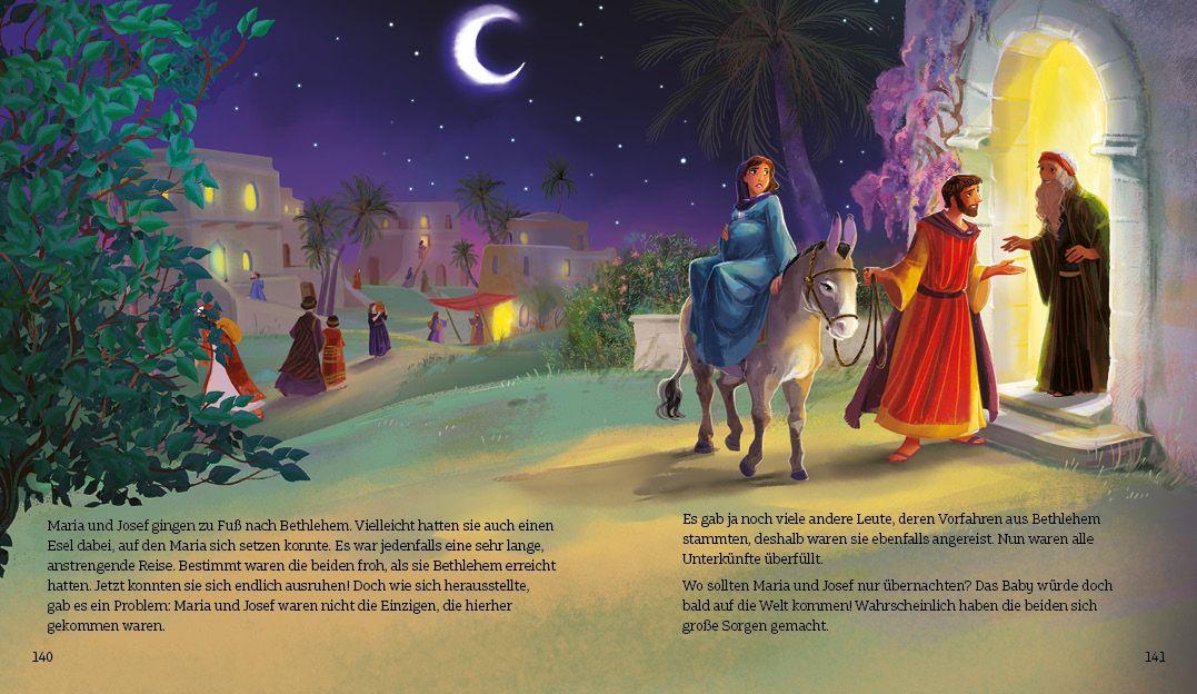 Beispielinhalt (Bild) Meine erste Kinderbibel zum Selberlesen