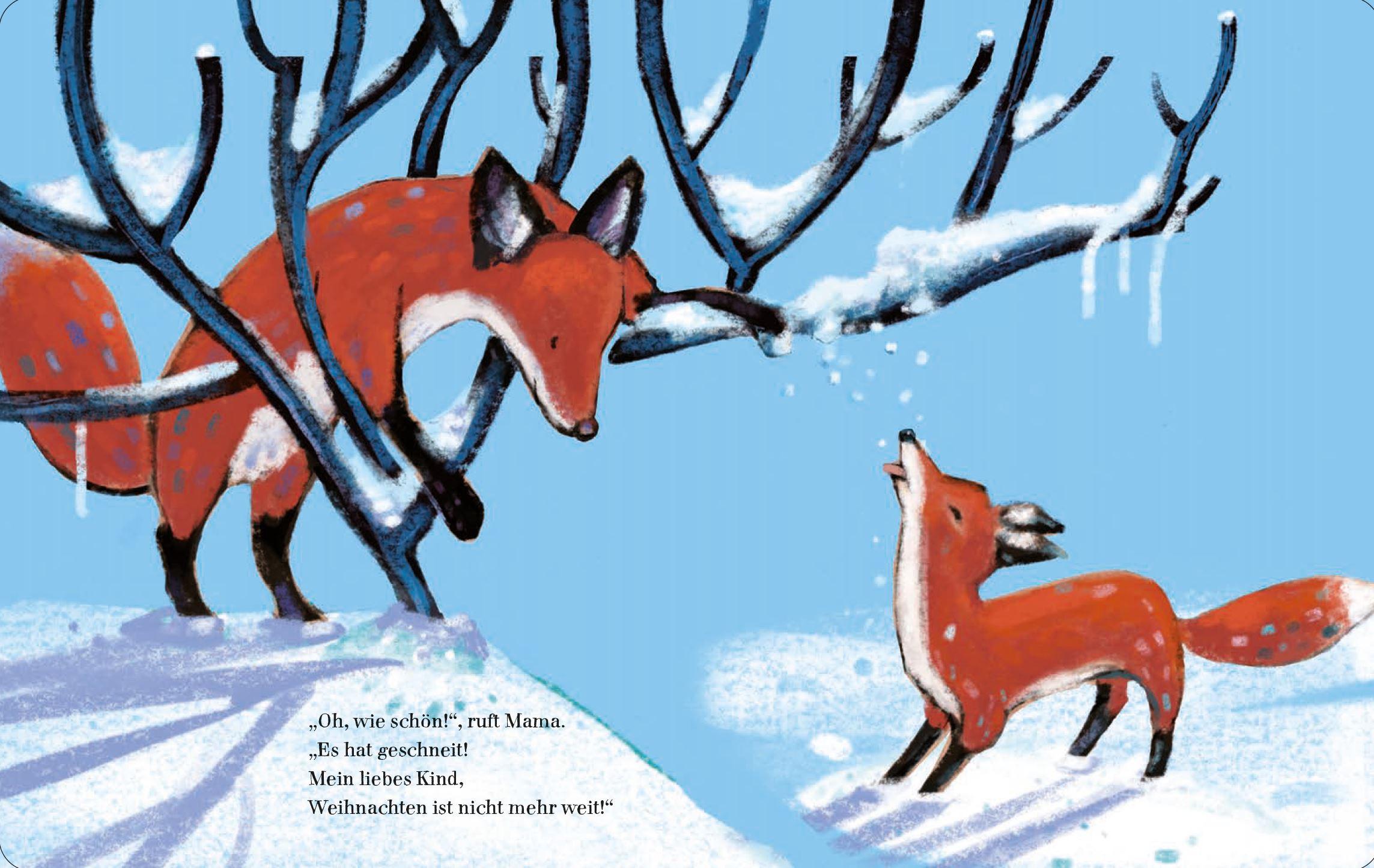 Beispielinhalt (Bild) Freu dich aufs Christkind, kleiner Fuchs!