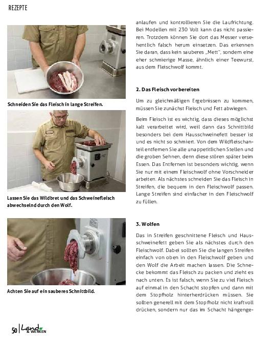 Beispielinhalt (Bild) Wildwurst selber machen: Brat-, Roh- & Brühwurst