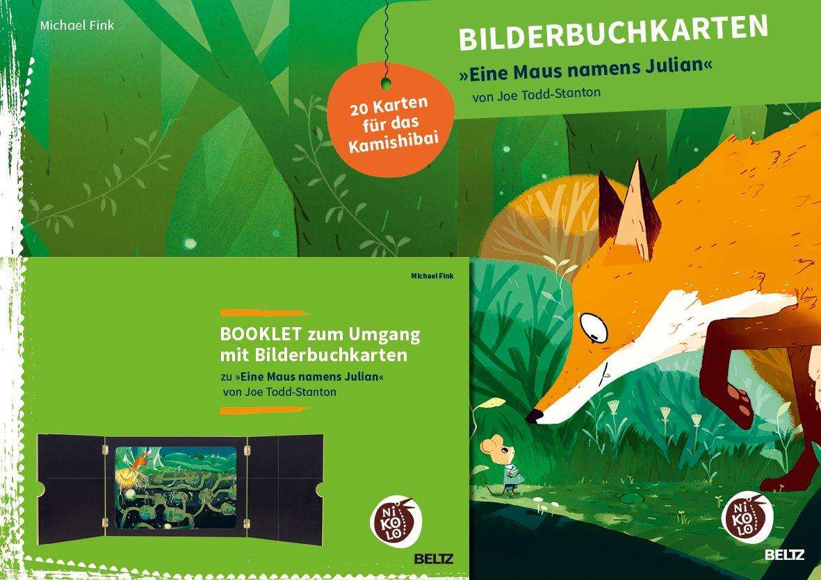 Vorderes Coverbild Bilderbuchkarten 'Eine Maus namens Julian' von Joe Todd-Stanton