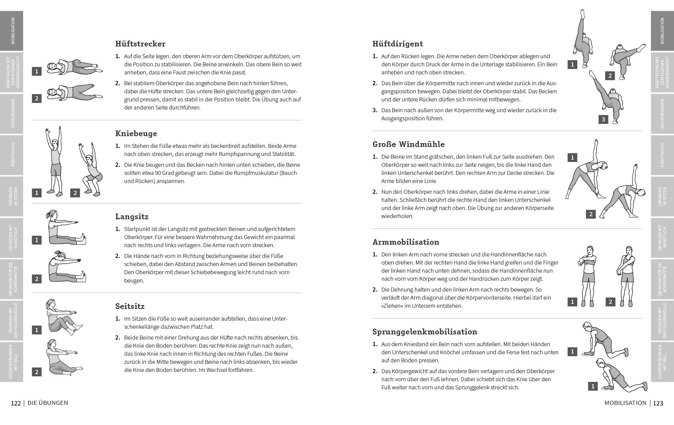 Beispielinhalt (Bild) 50 Workouts - Raus aus der Schmerzfalle