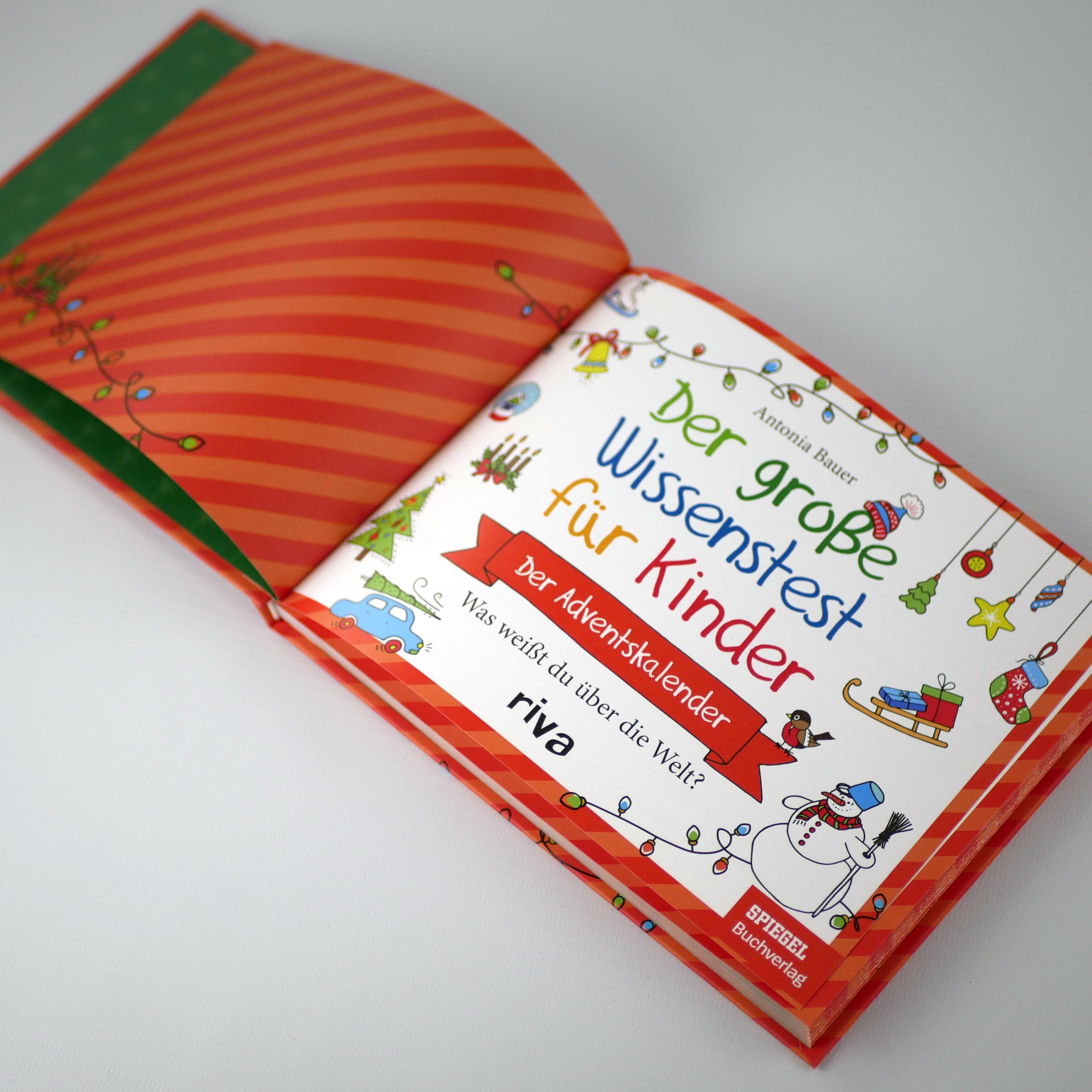 Beispielinhalt (Bild) Der große Wissenstest für Kinder - Der Adventskalender