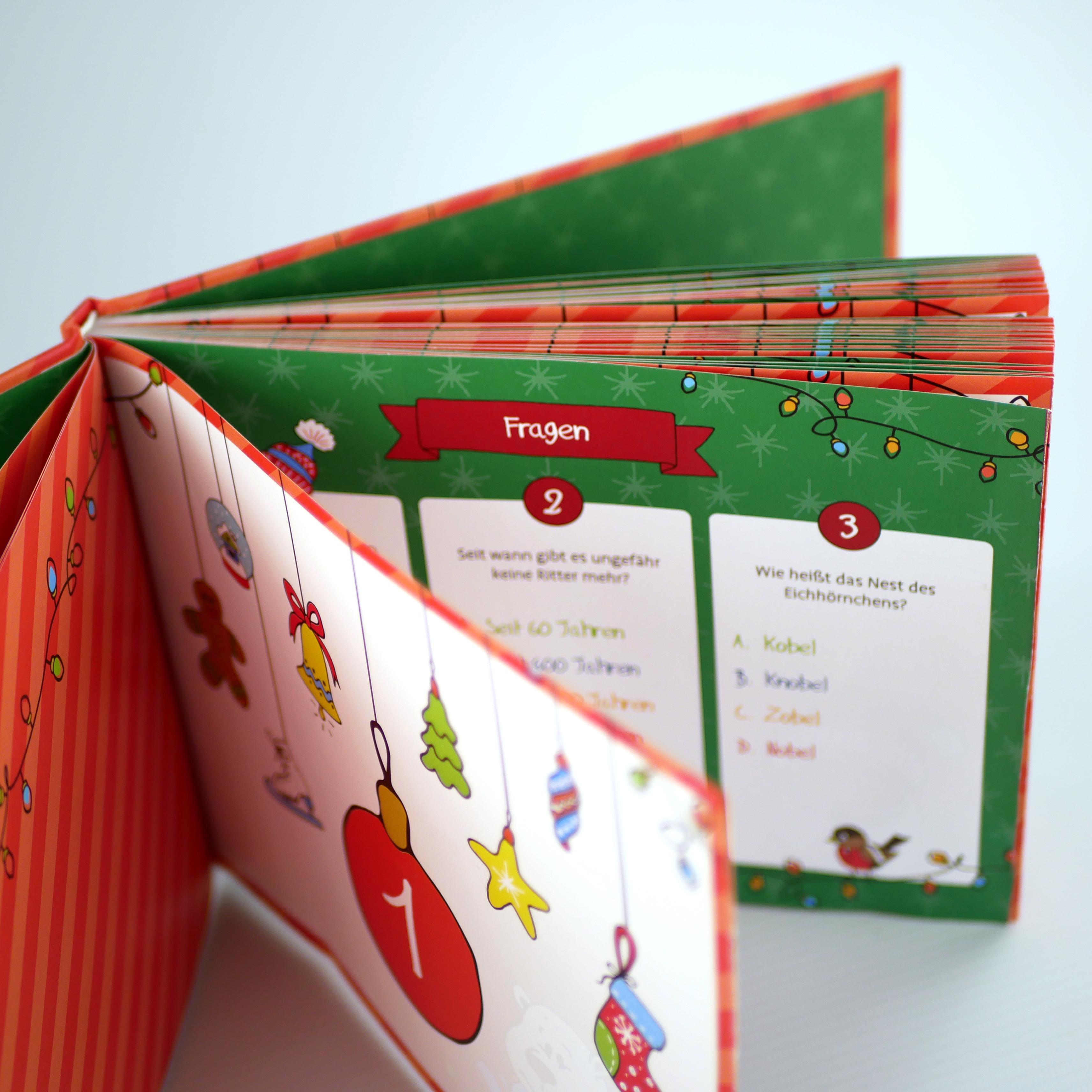 Beispielinhalt (Bild) Der große Wissenstest für Kinder - Der Adventskalender