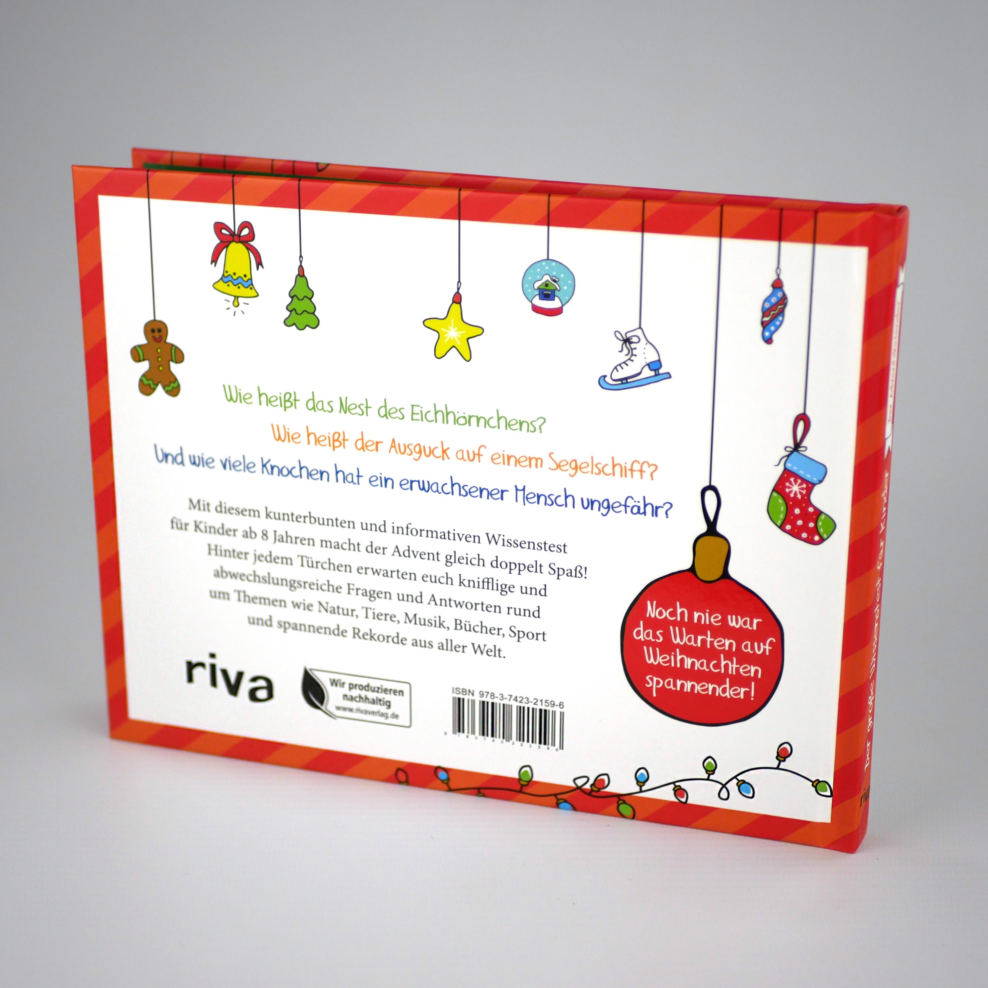 Beispielinhalt (Bild) Der große Wissenstest für Kinder - Der Adventskalender