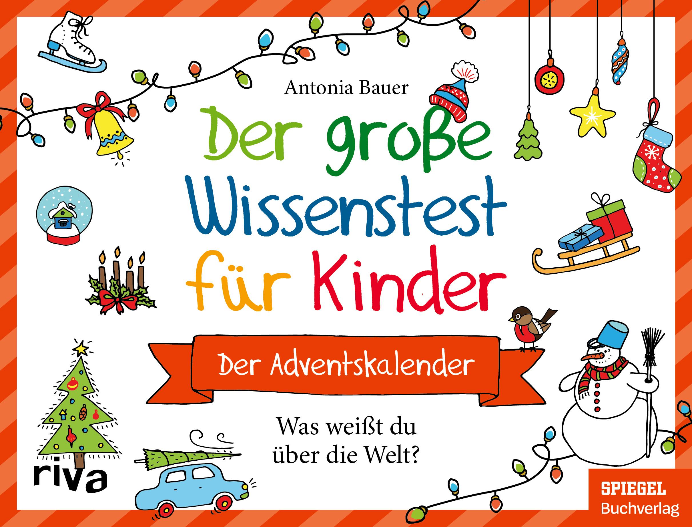 Vorderes Coverbild Der große Wissenstest für Kinder - Der Adventskalender