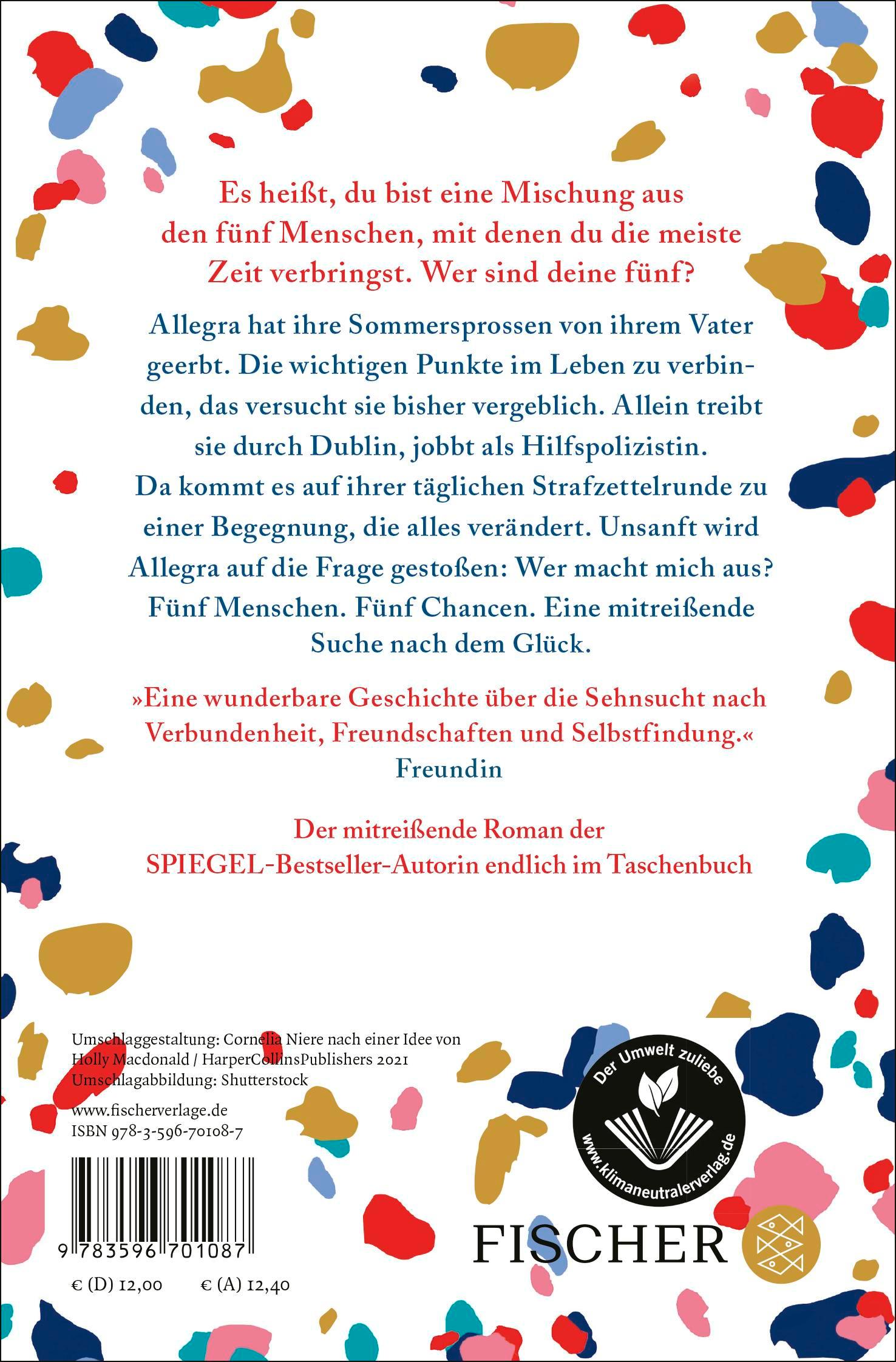 Rückseitencover Sommersprossen - Nur zusammen ergeben wir Sinn