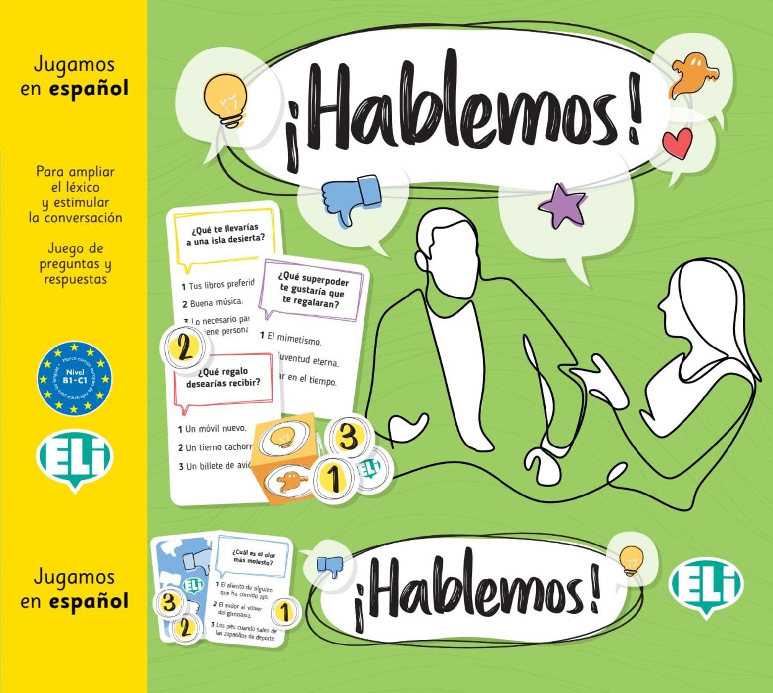 Vorderes Coverbild ¡Hablemos! Gamebox