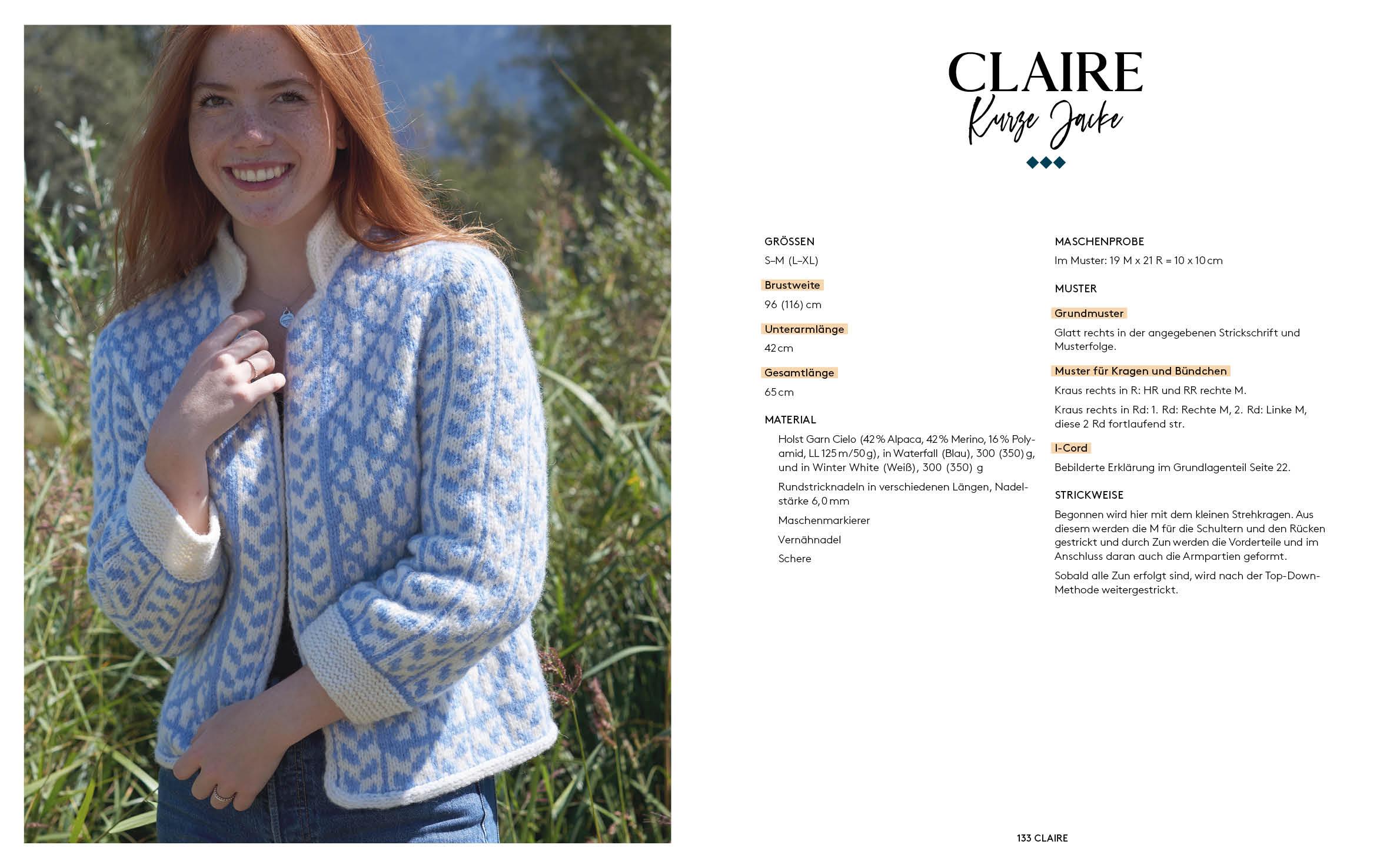 Beispielinhalt (Bild) Nordische Pullover stricken