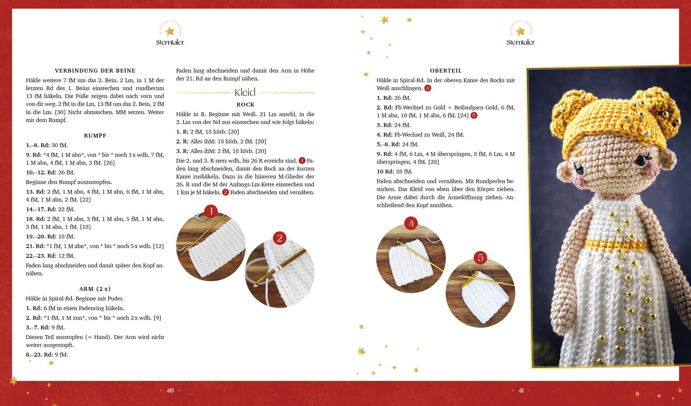 Beispielinhalt (Bild) Das Märchen-Häkelbuch