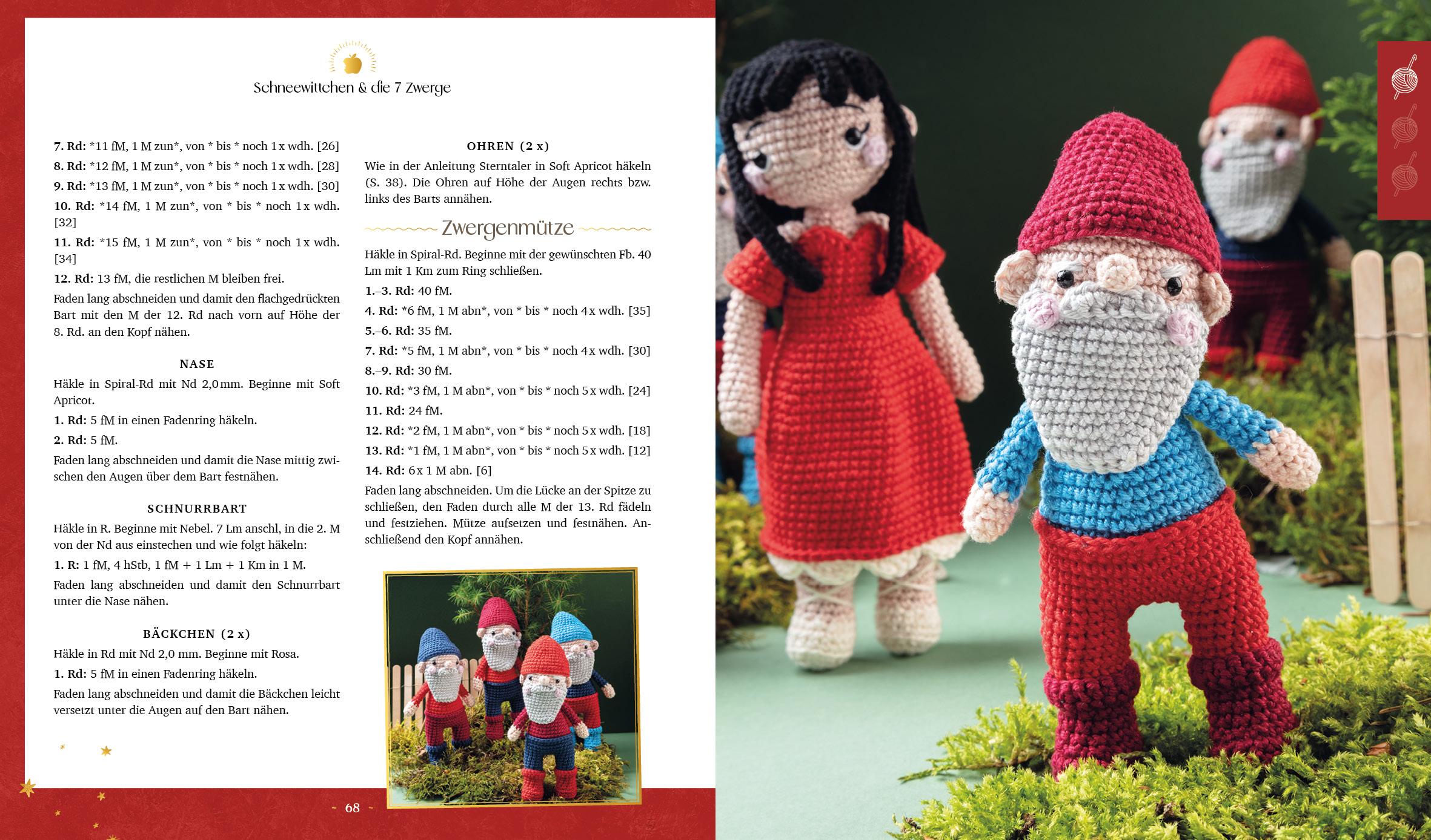 Beispielinhalt (Bild) Das Märchen-Häkelbuch